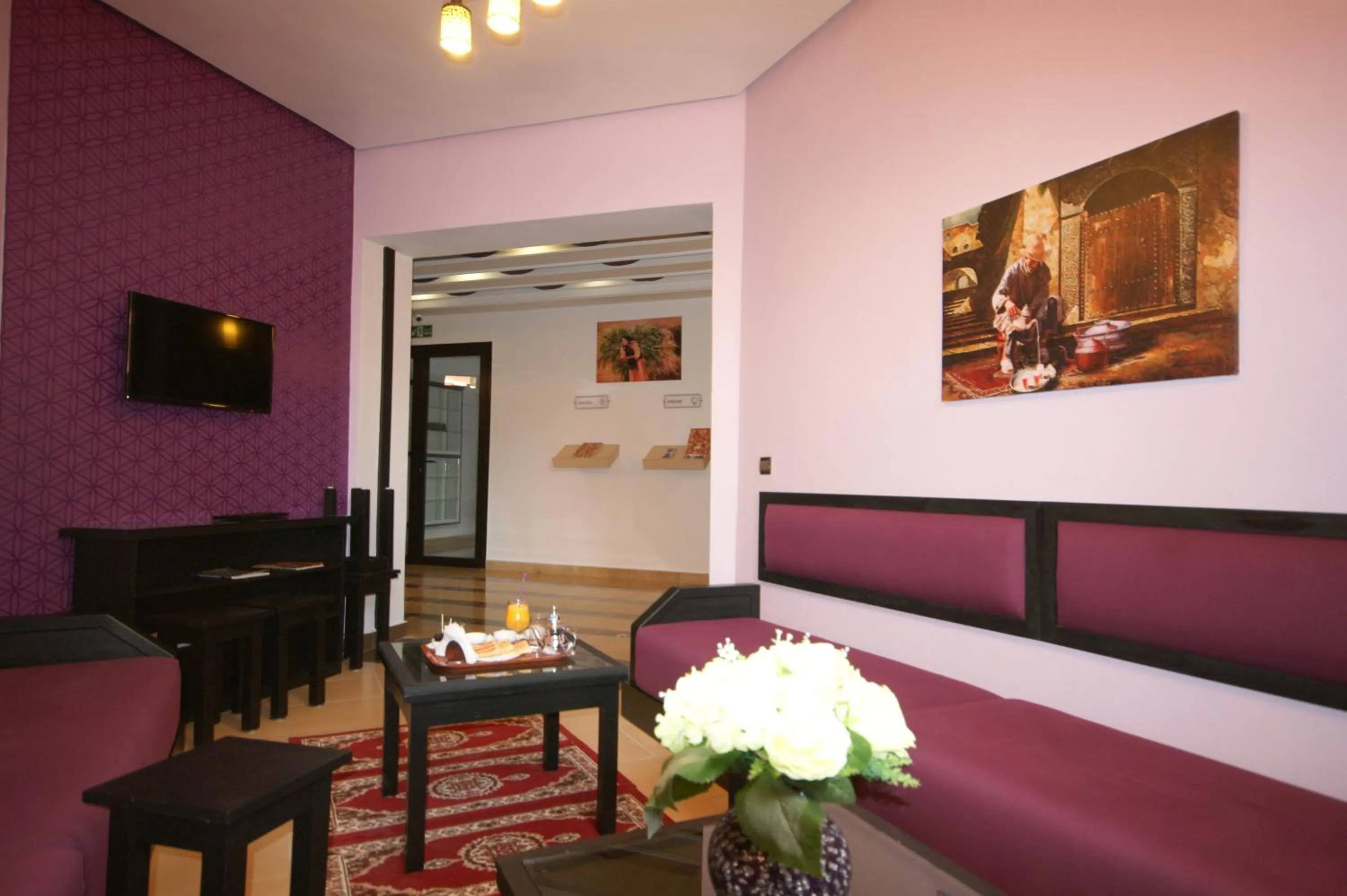 Lobby or reception in INOU Hotel Aourir