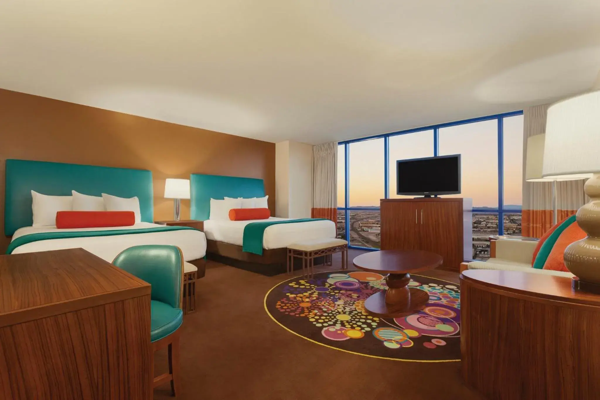 Bed in Masquerade Tower at Rio Hotel & Casino Bed in Masquerade Tower at Rio Hotel & Casino