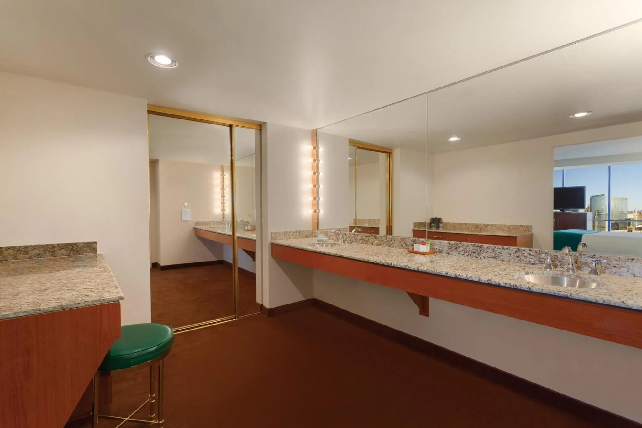 Bathroom in Masquerade Tower at Rio Hotel & Casino