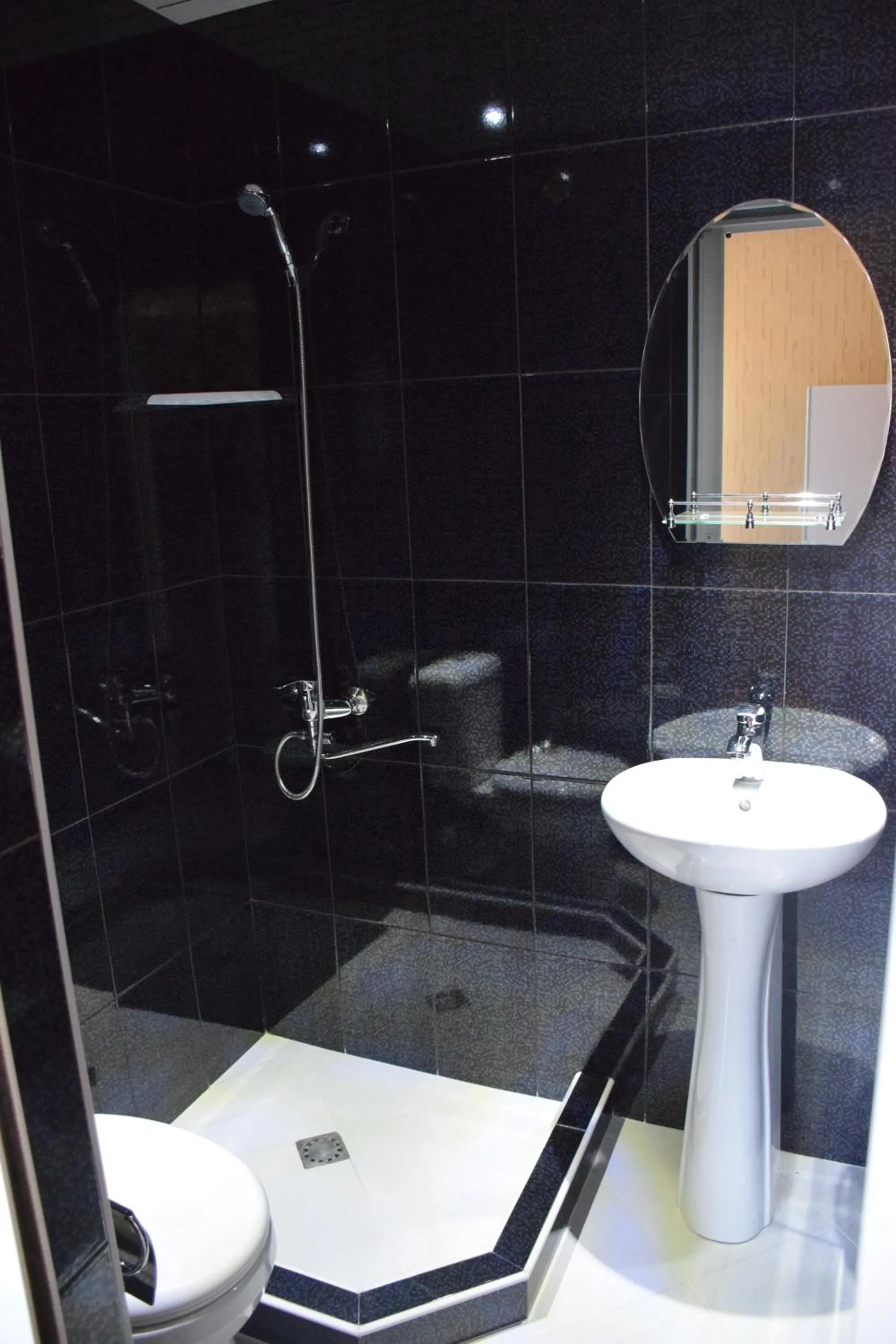 Shower in Crossway Tbilisi Hotel