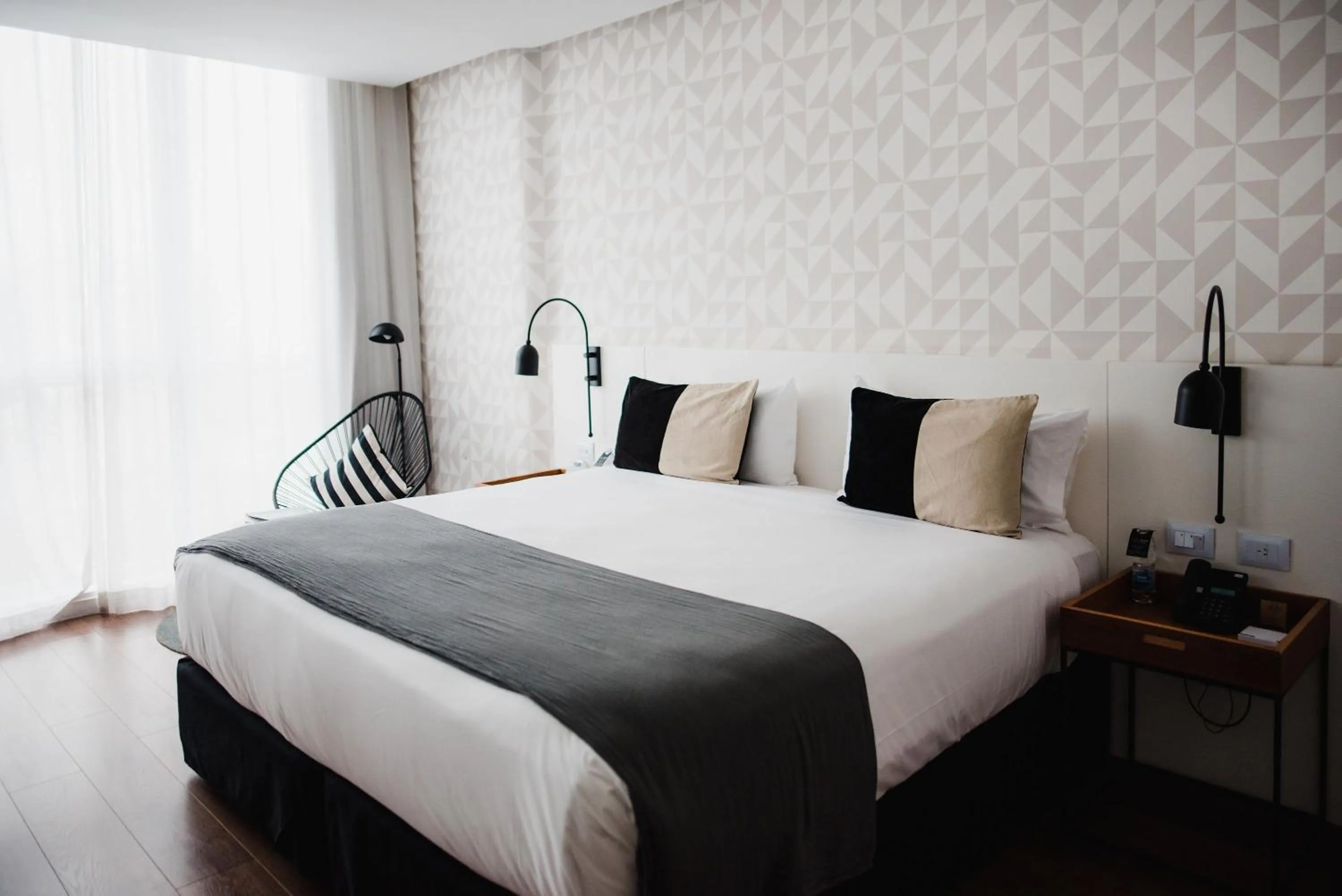 Bed in CasaSur Palermo Hotel