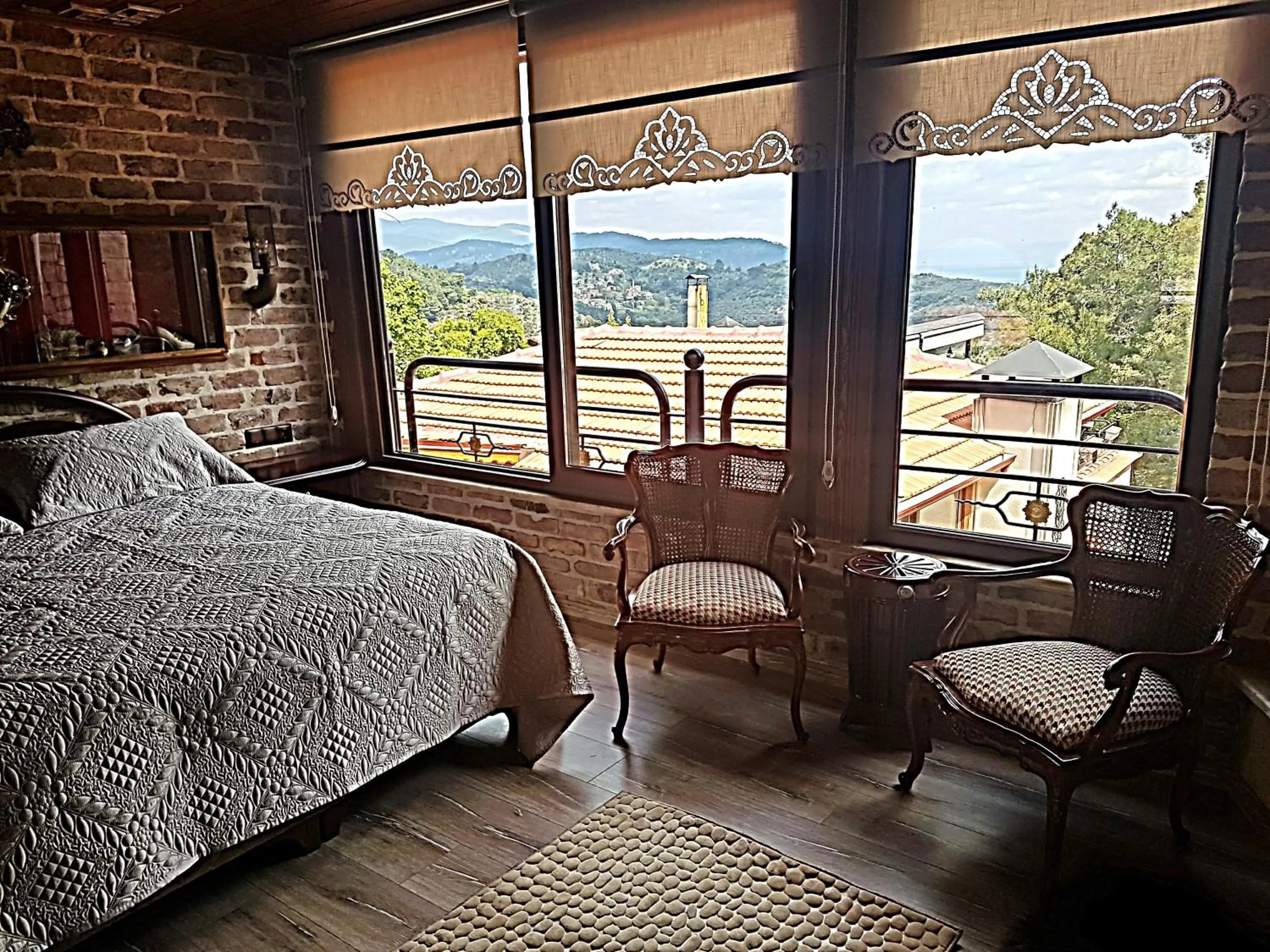 Bed in Kazdaglari Karye Müze Hotel