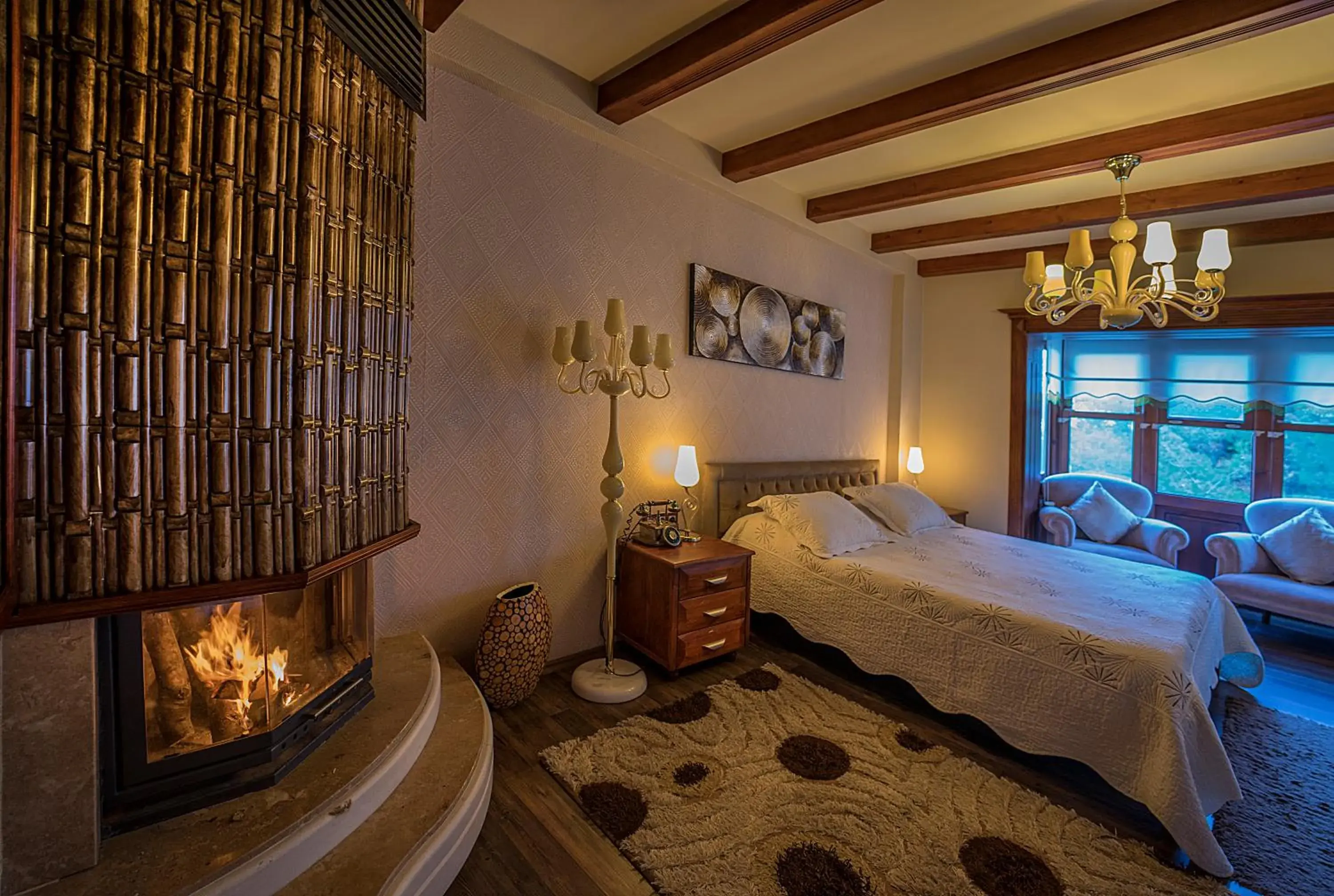 Bed in Kazdaglari Karye Müze Hotel Bed in Kazdaglari Karye Müze Hotel