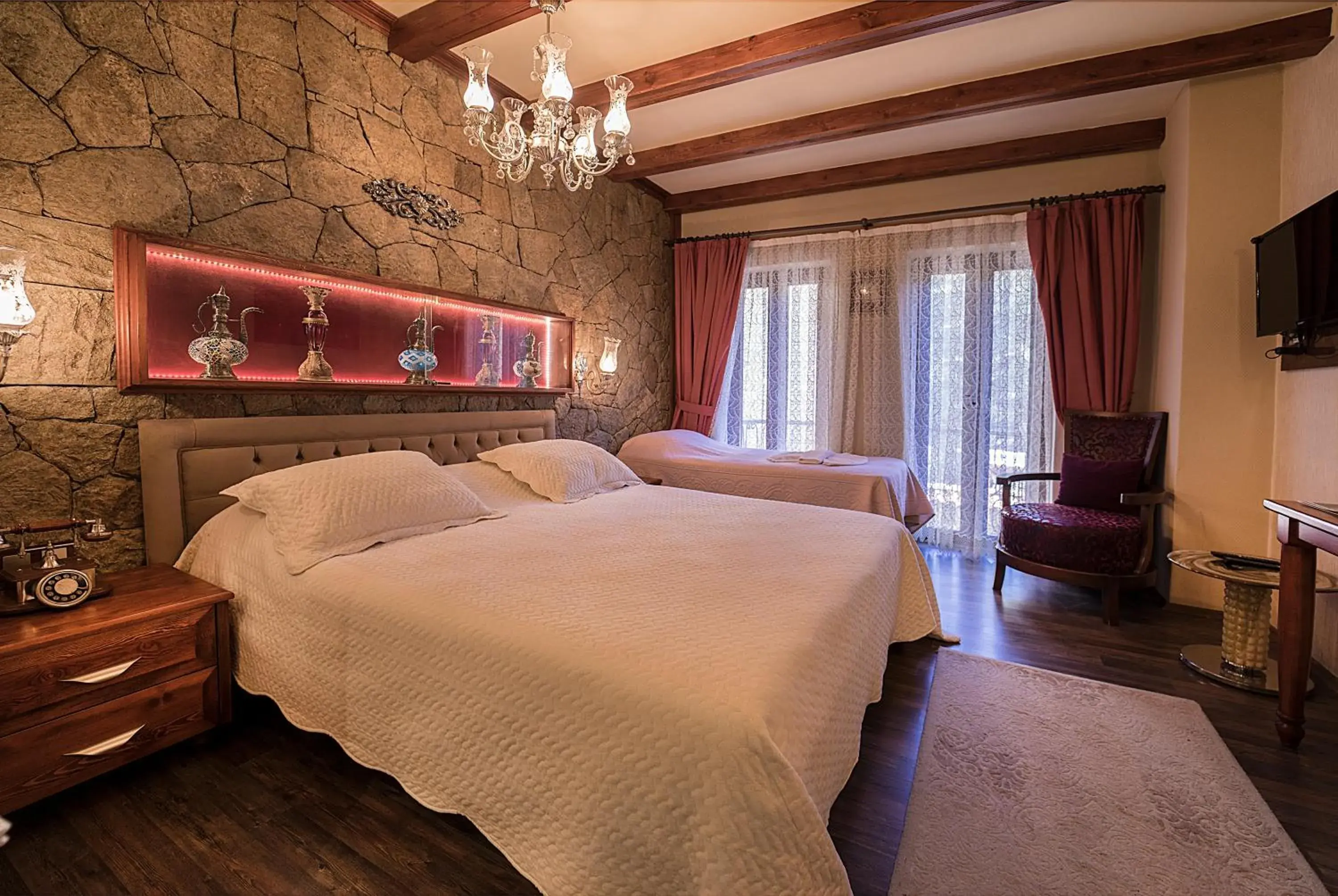 Bed in Kazdaglari Karye Müze Hotel Bed in Kazdaglari Karye Müze Hotel