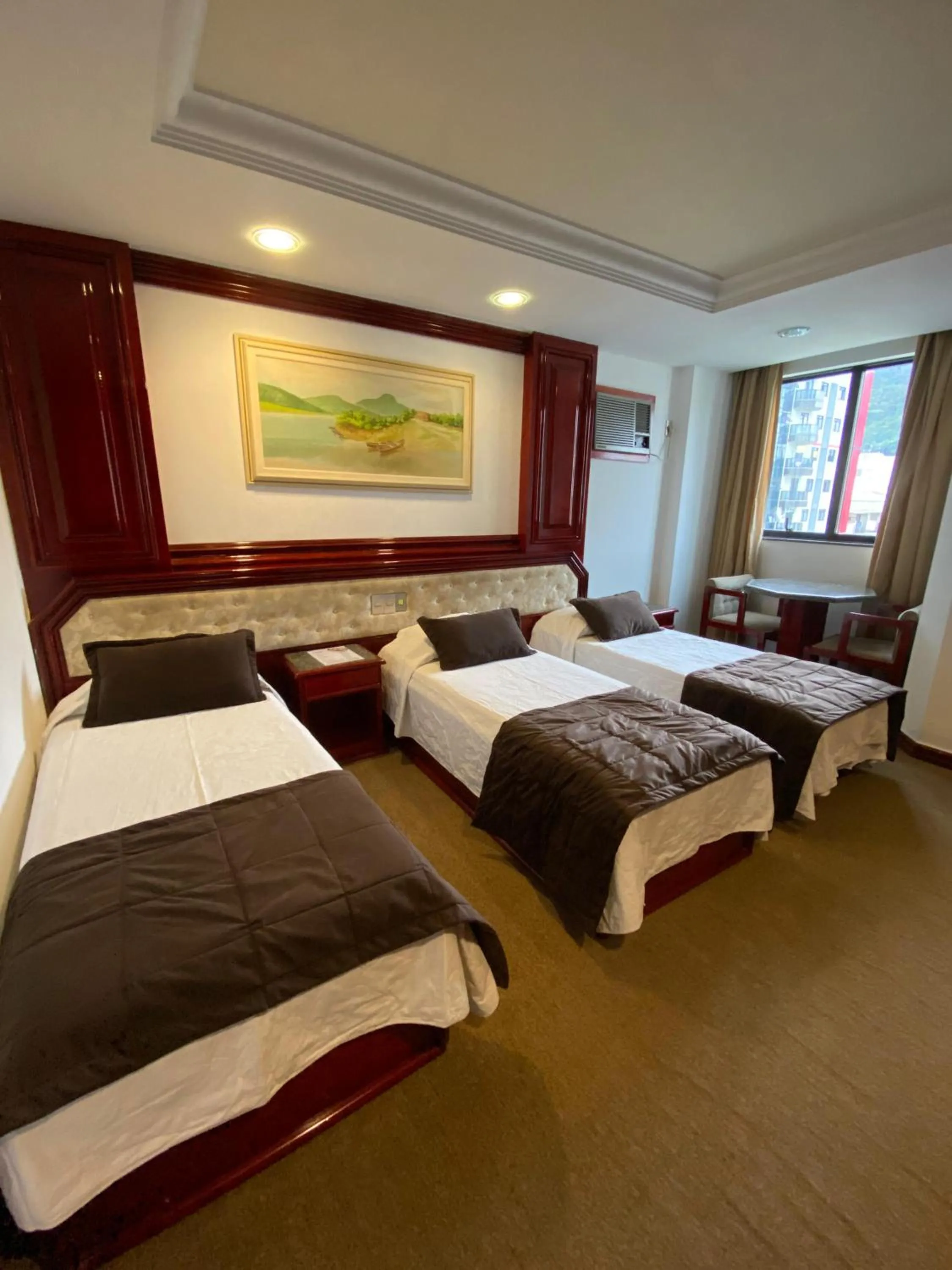 View (from property/room), Bed in Maxim Plaza Hotel