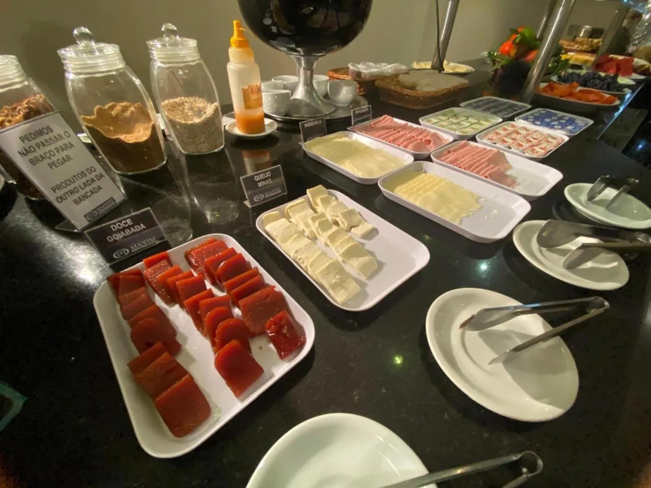 Buffet breakfast in Maxim Plaza Hotel