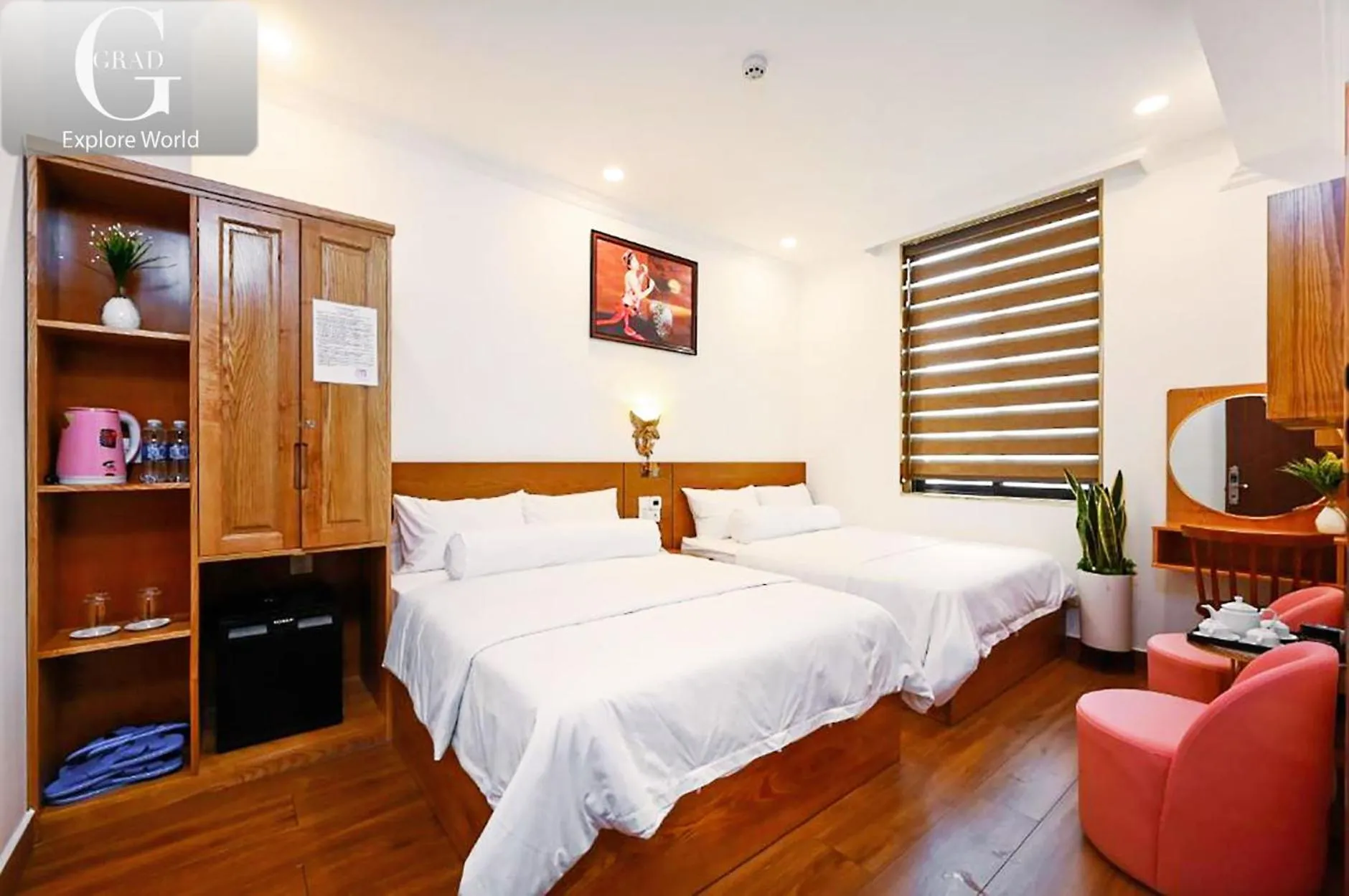 Bed in Ly Ly Hotel 2