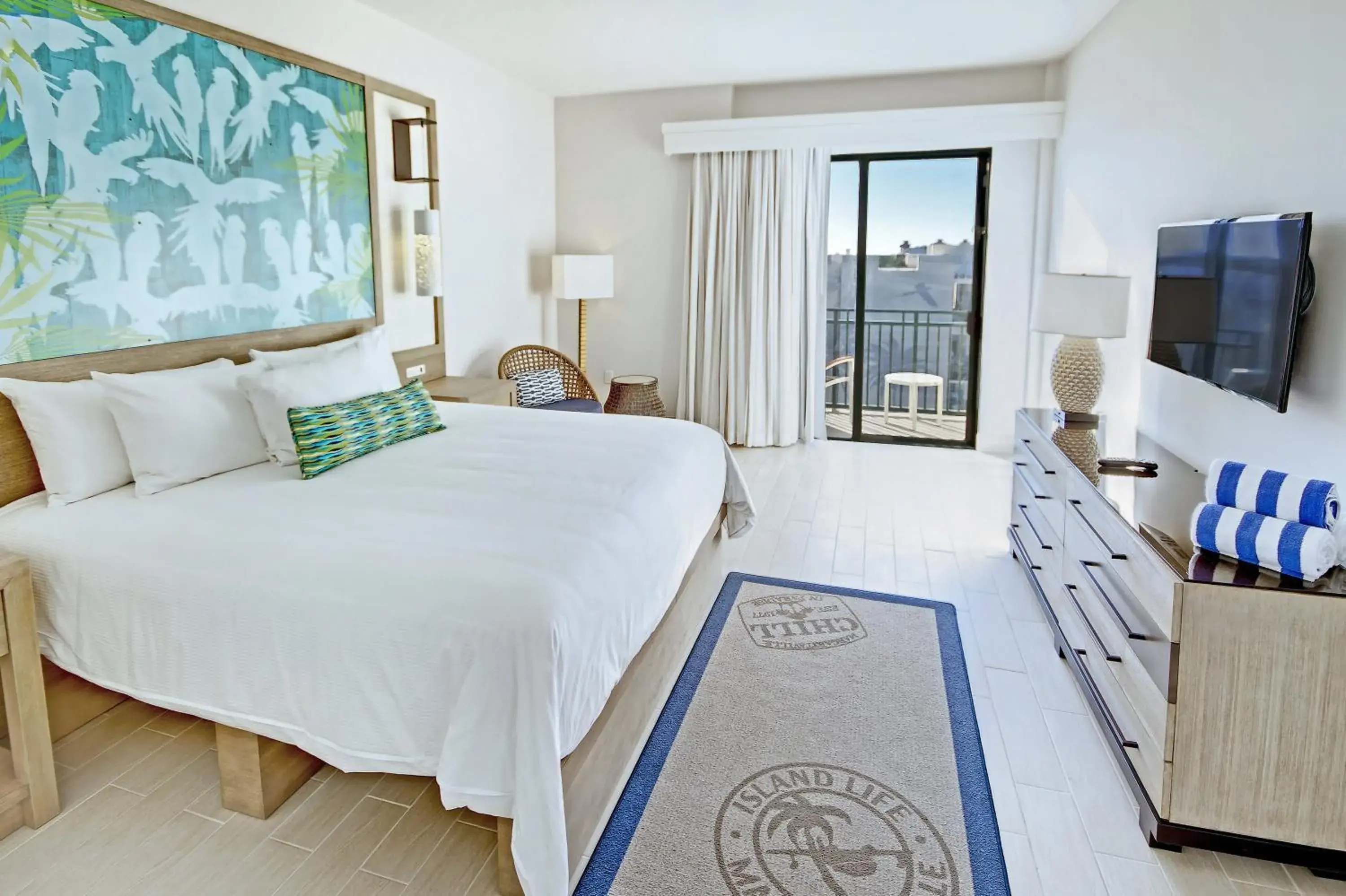 Bedroom, Bed in Margaritaville Vacation Club - Rio Mar Bedroom, Bed in Margaritaville Vacation Club - Rio Mar