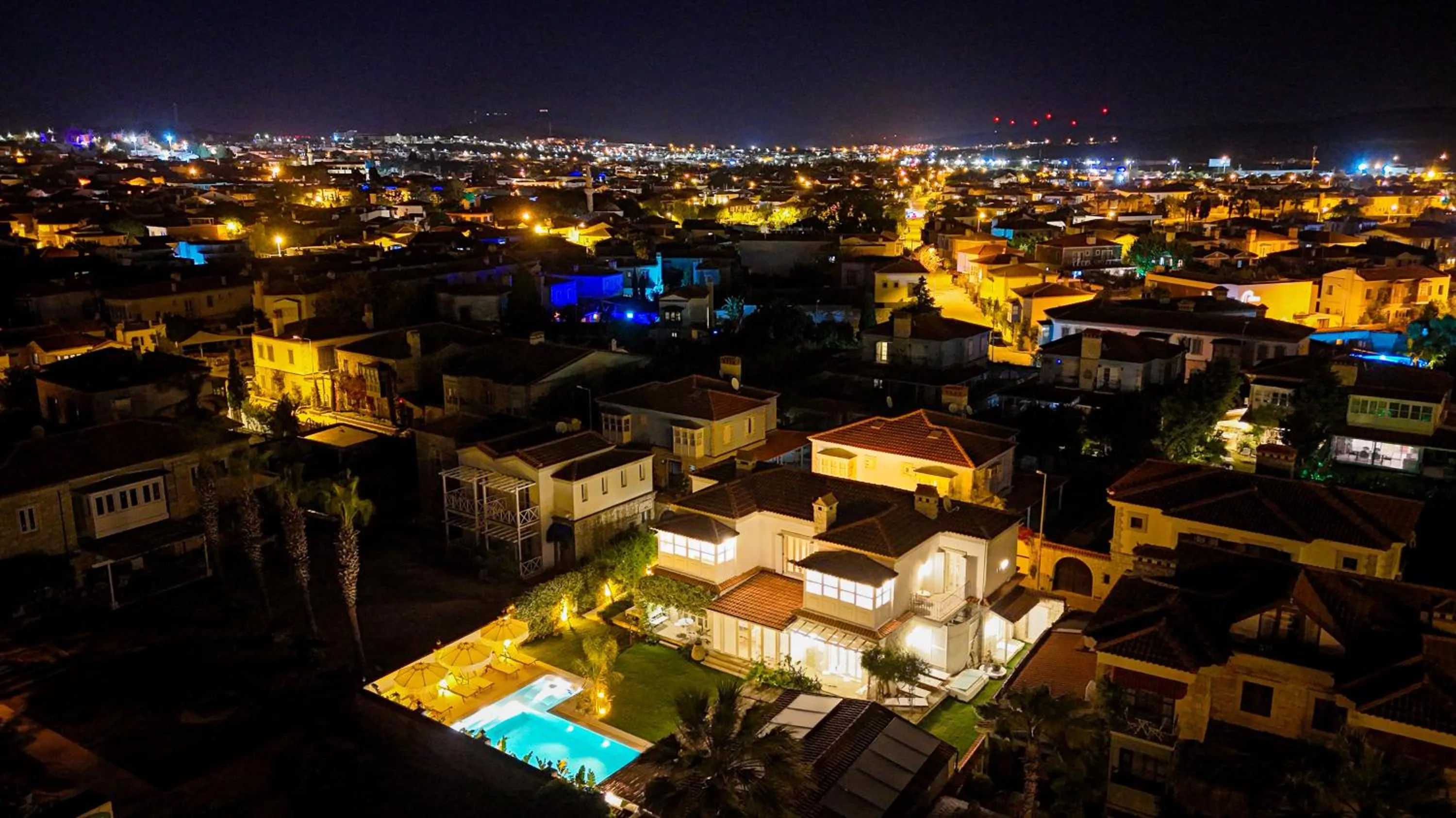Bird's eye view in Pera Alaçatı