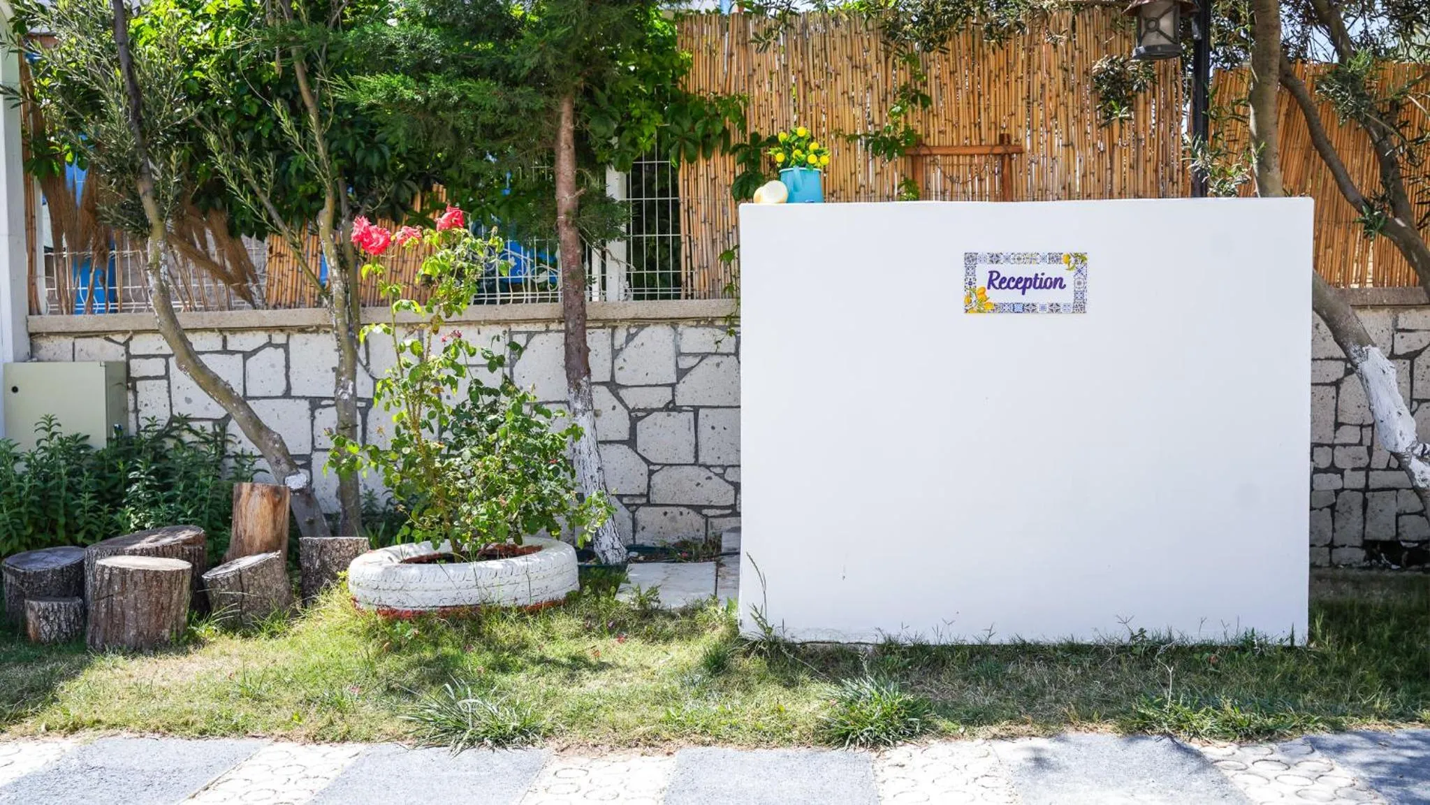 Lobby or reception in Limonata Bozcaada ex Vina Garden