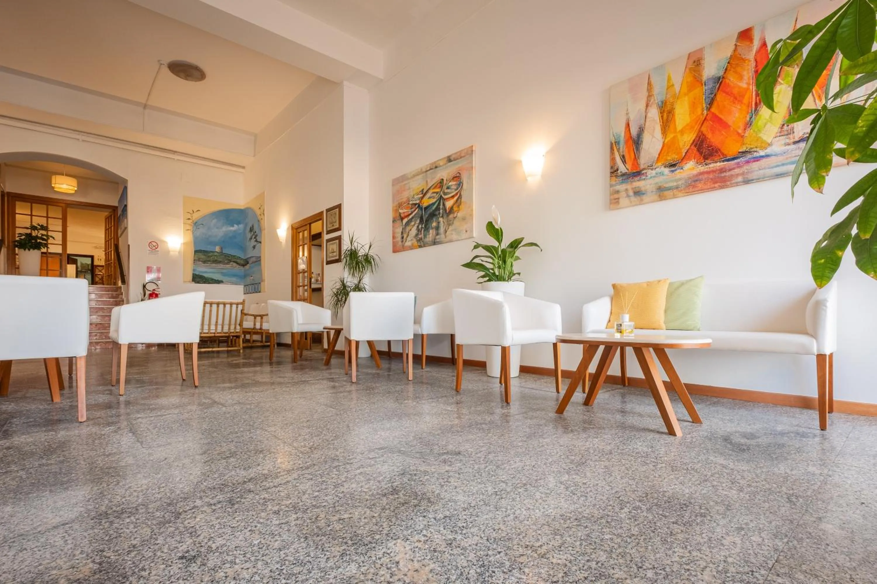 Lobby or reception in Hotel Il Gabbiano