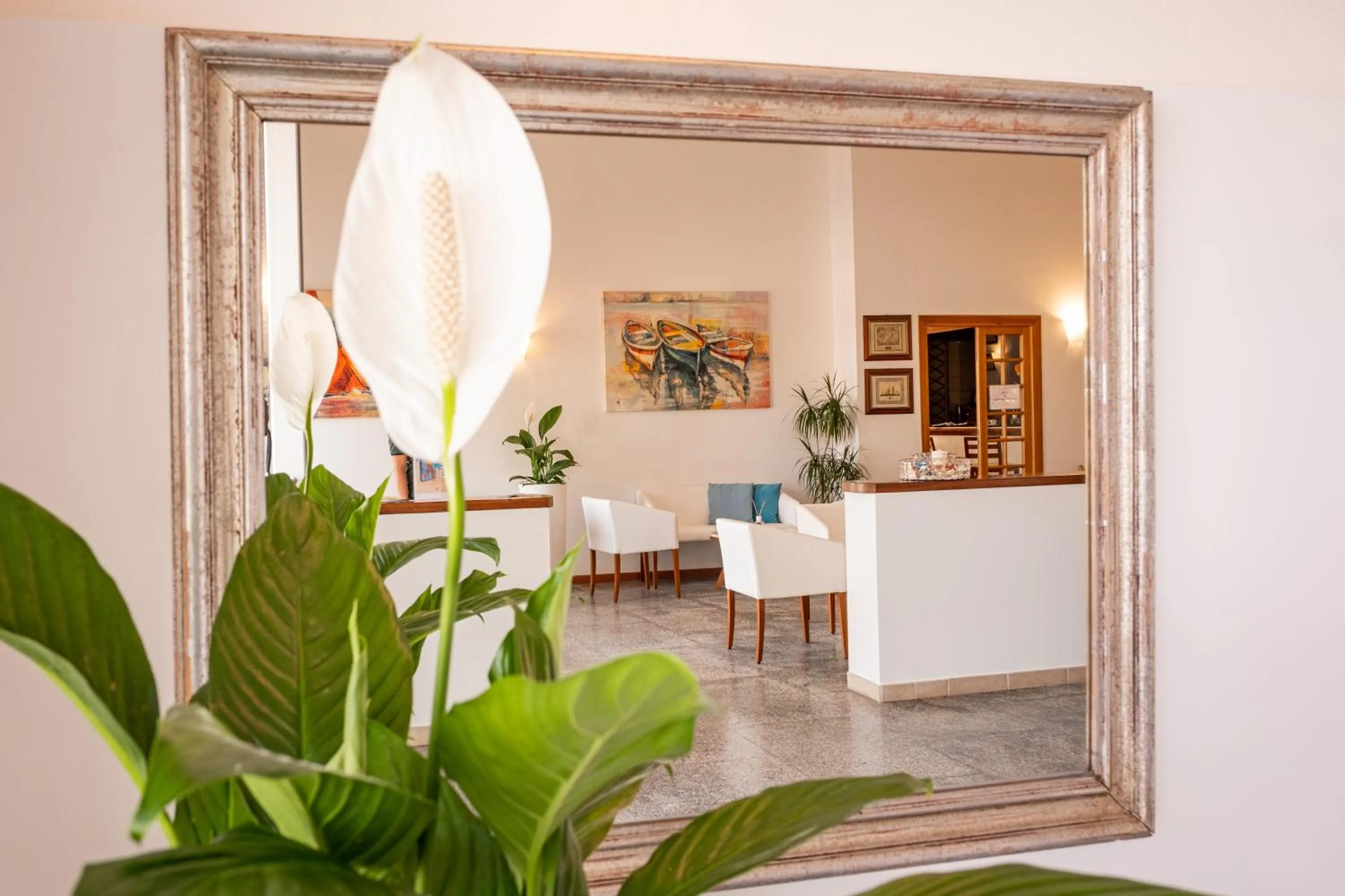 Lobby or reception in Hotel Il Gabbiano