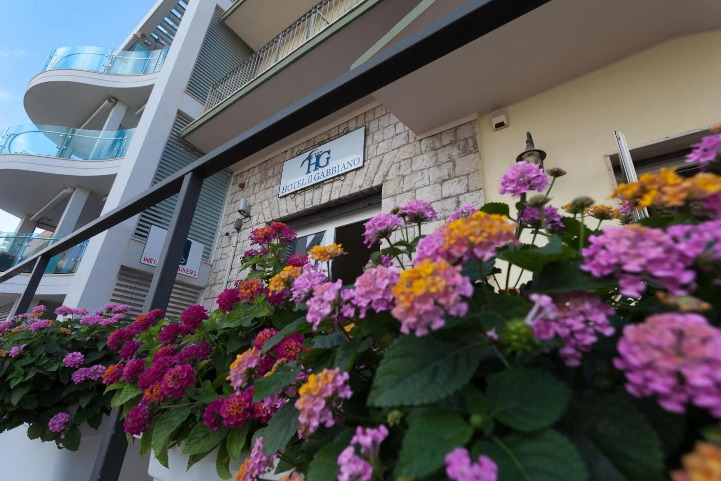Facade/entrance in Hotel Il Gabbiano
