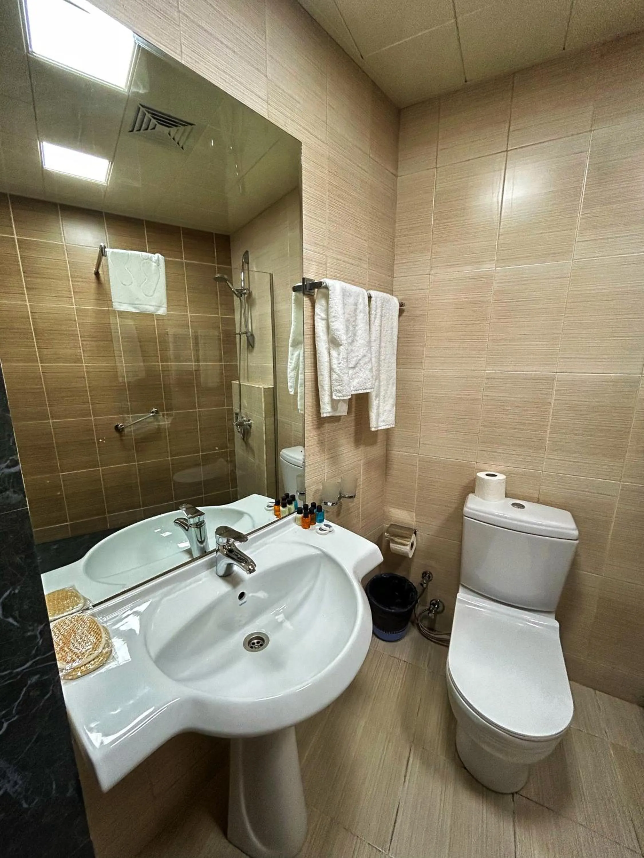 Shower in Crown Suites Hotel