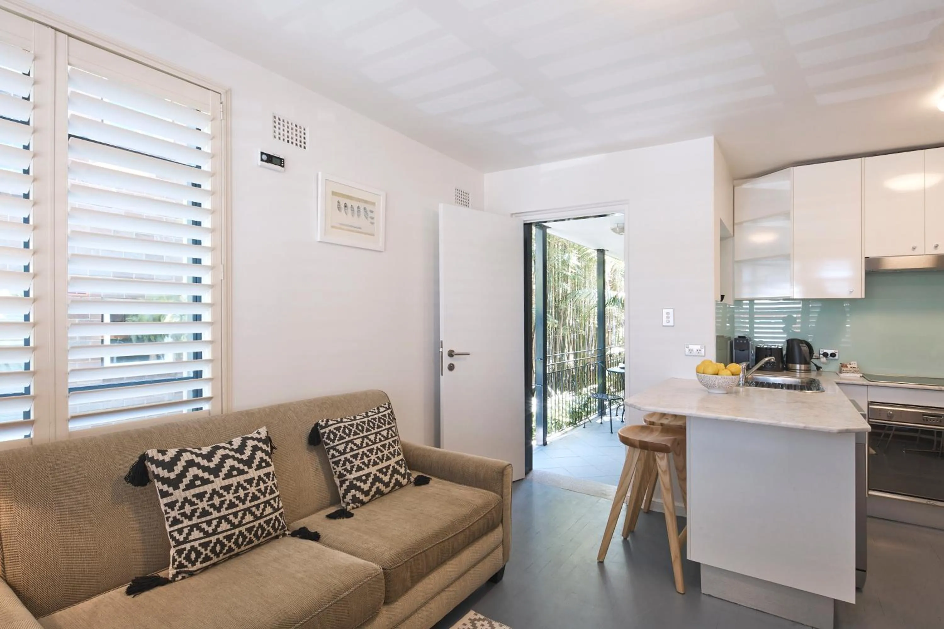 Kitchen or kitchenette in Ballantyne at Mosman Apartments