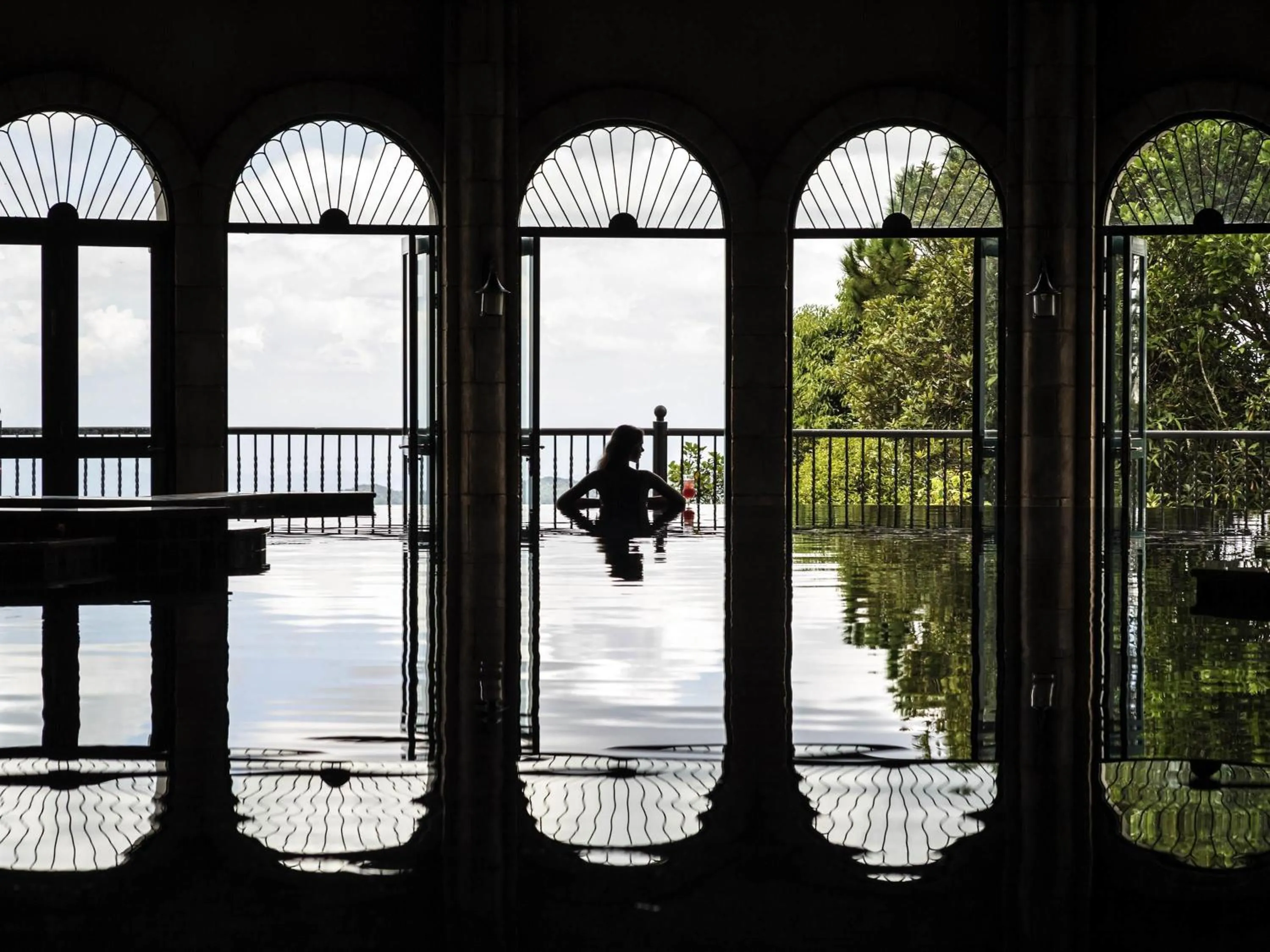 Pool view in Mercure Danang French Village Bana Hills