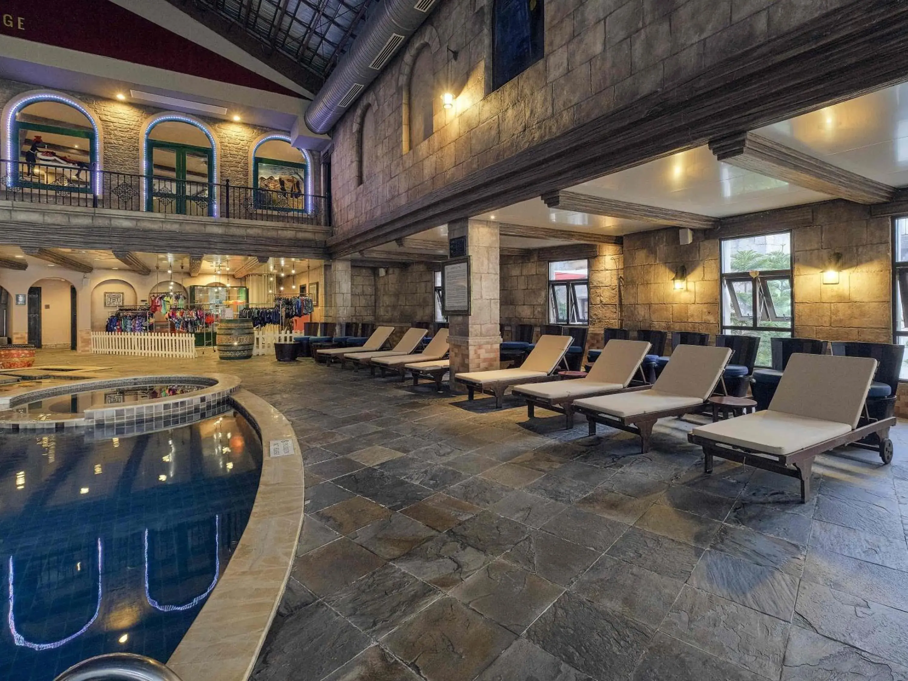 Pool view in Mercure Danang French Village Bana Hills Pool view in Mercure Danang French Village Bana Hills