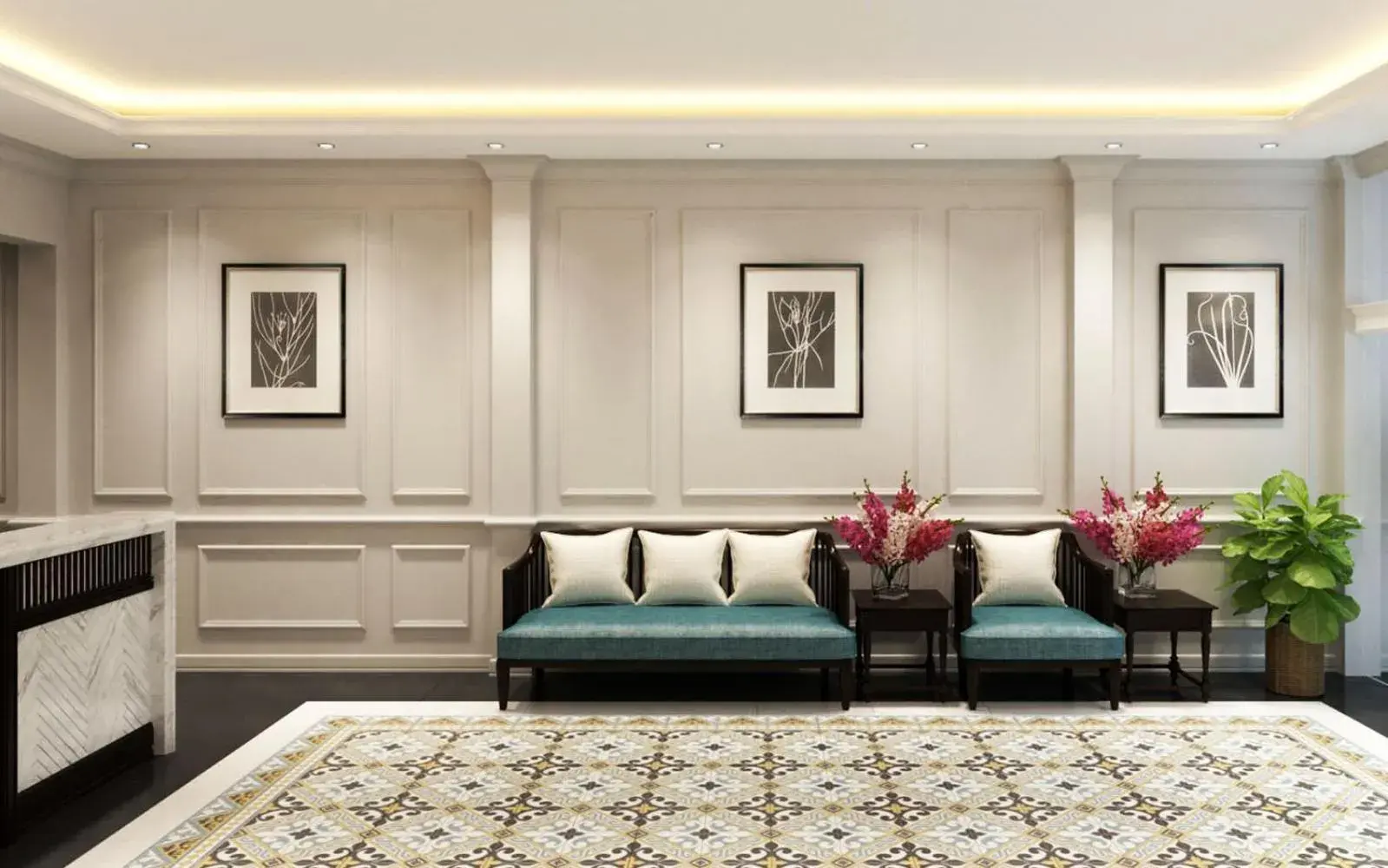 Lobby or reception in Eco Luxury Hotel Hanoi Lobby or reception in Eco Luxury Hotel Hanoi