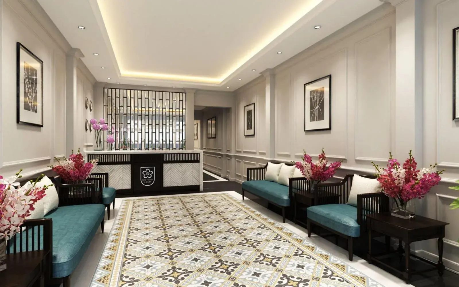 Lobby or reception in Eco Luxury Hotel Hanoi Lobby or reception in Eco Luxury Hotel Hanoi