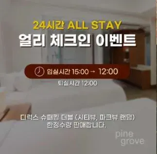 Room Selected at Check-In - Deluxe A or B with 24 hours stay in Pinegrove Hotel Room Selected at Check-In - Deluxe A or B with 24 hours stay in Pinegrove Hotel