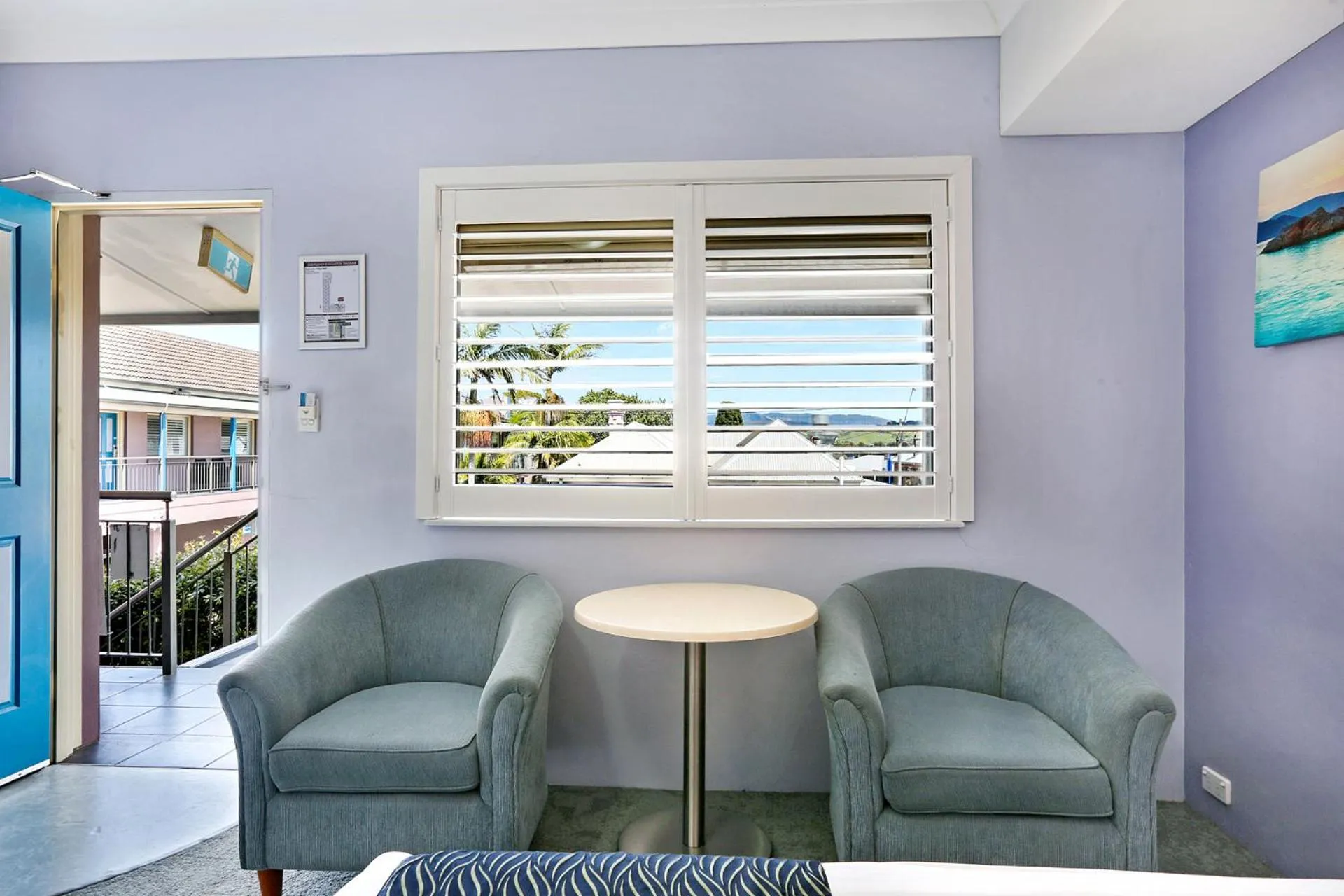 Seating area in Shellharbour Village Motel