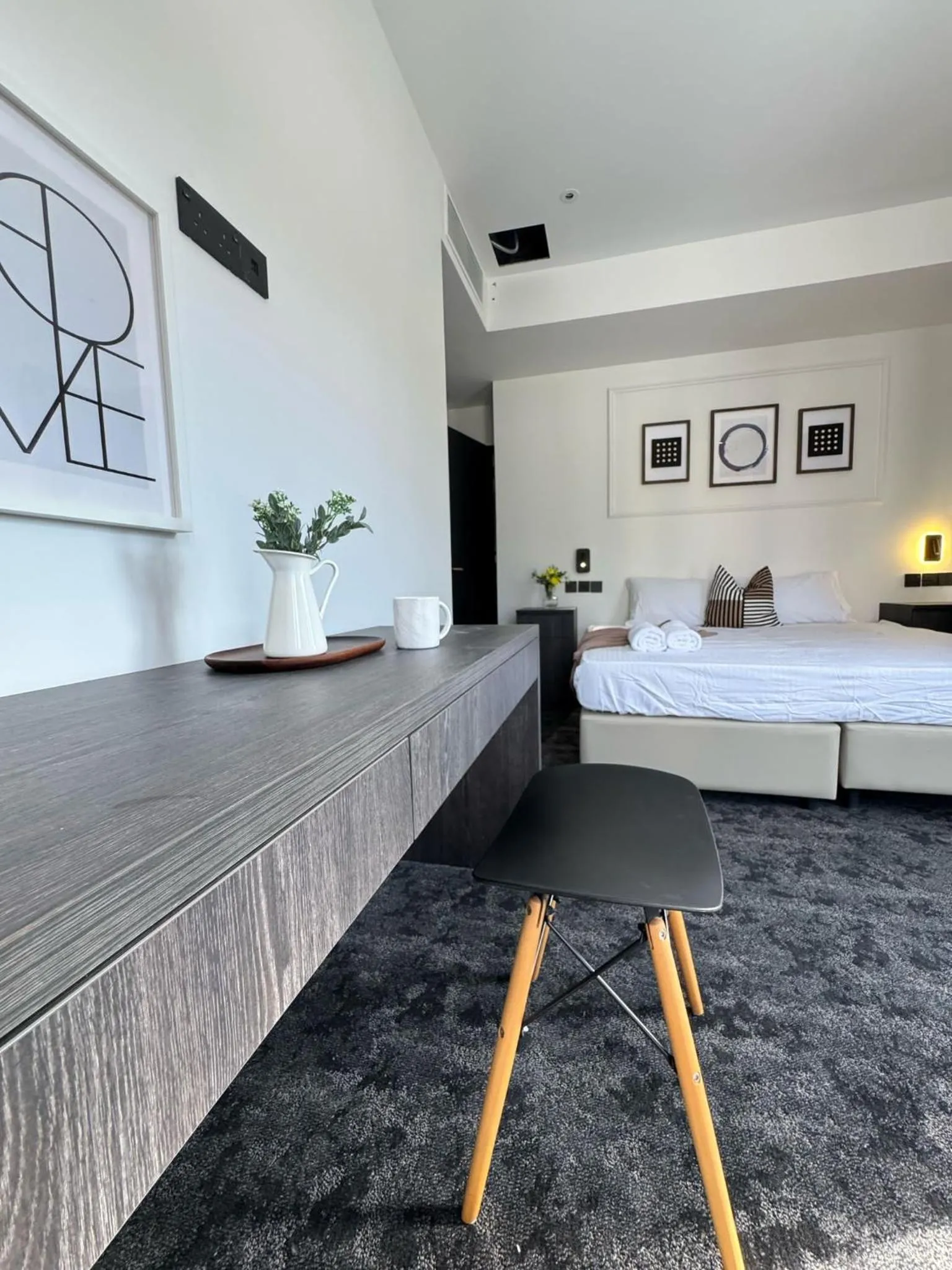 Photo of the whole room, Bed in 545 Residences - Extended stay property-- Min 6 nights