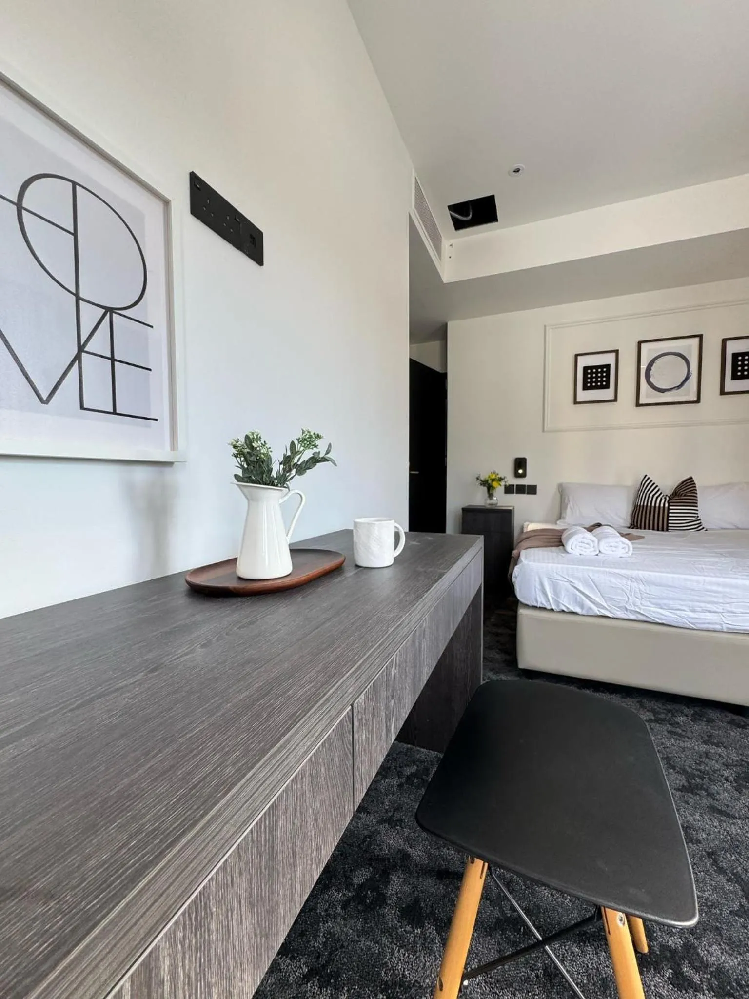 Photo of the whole room, Bed in 545 Residences - Extended stay property-- Min 6 nights