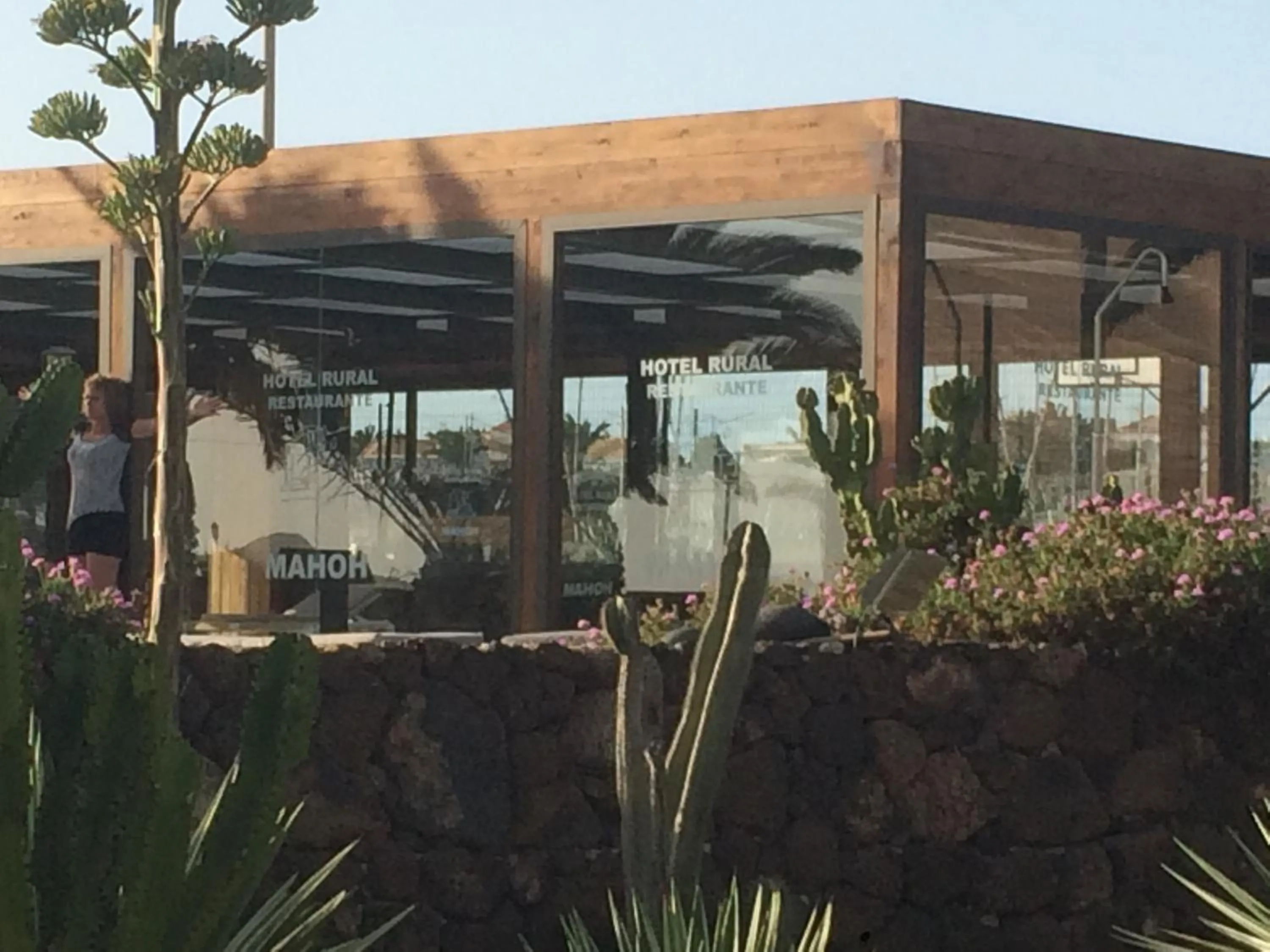 Swimming pool in Hotel Rural Restaurante Mahoh