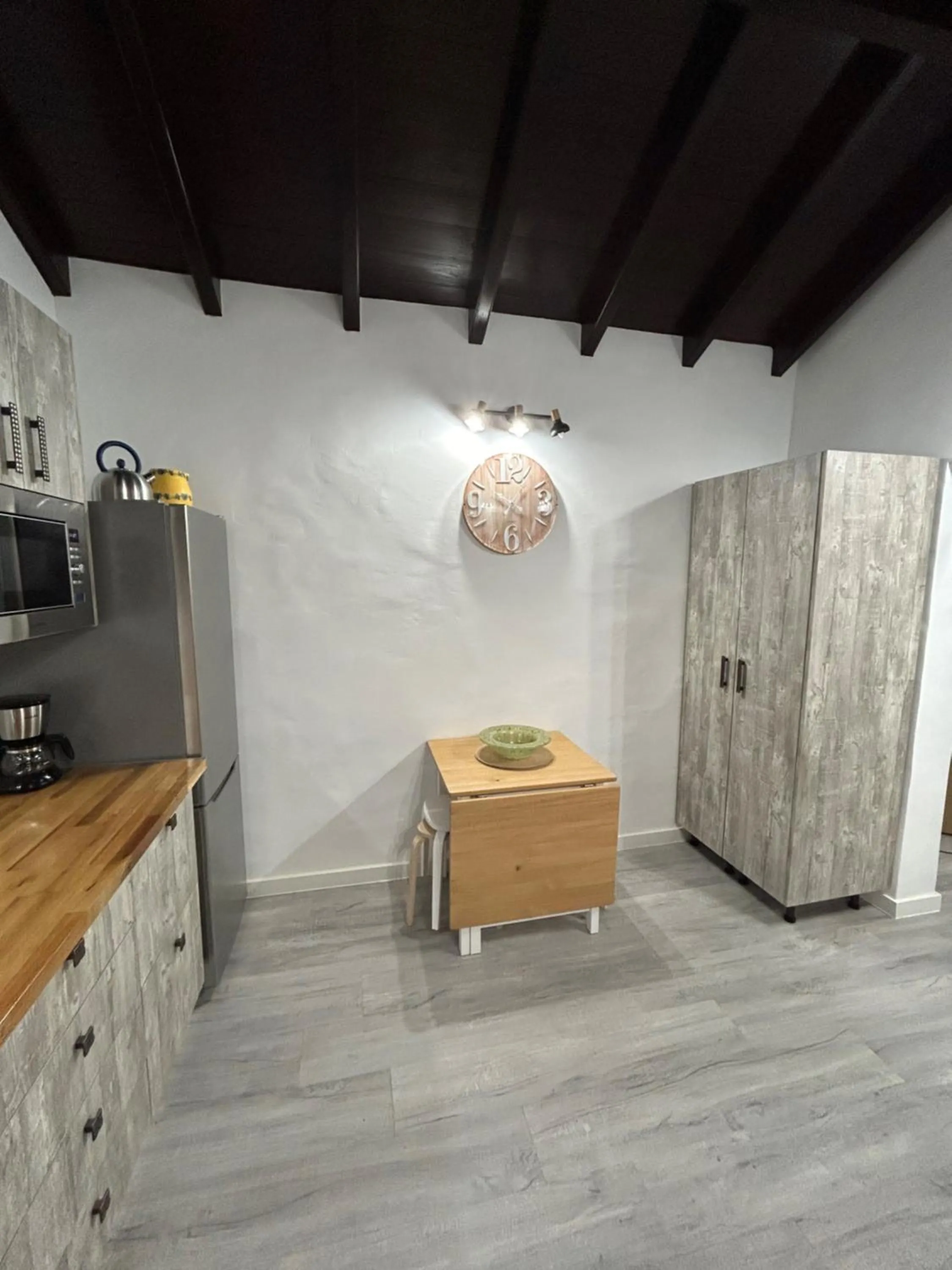 Kitchen or kitchenette in Hotel Rural Restaurante Mahoh