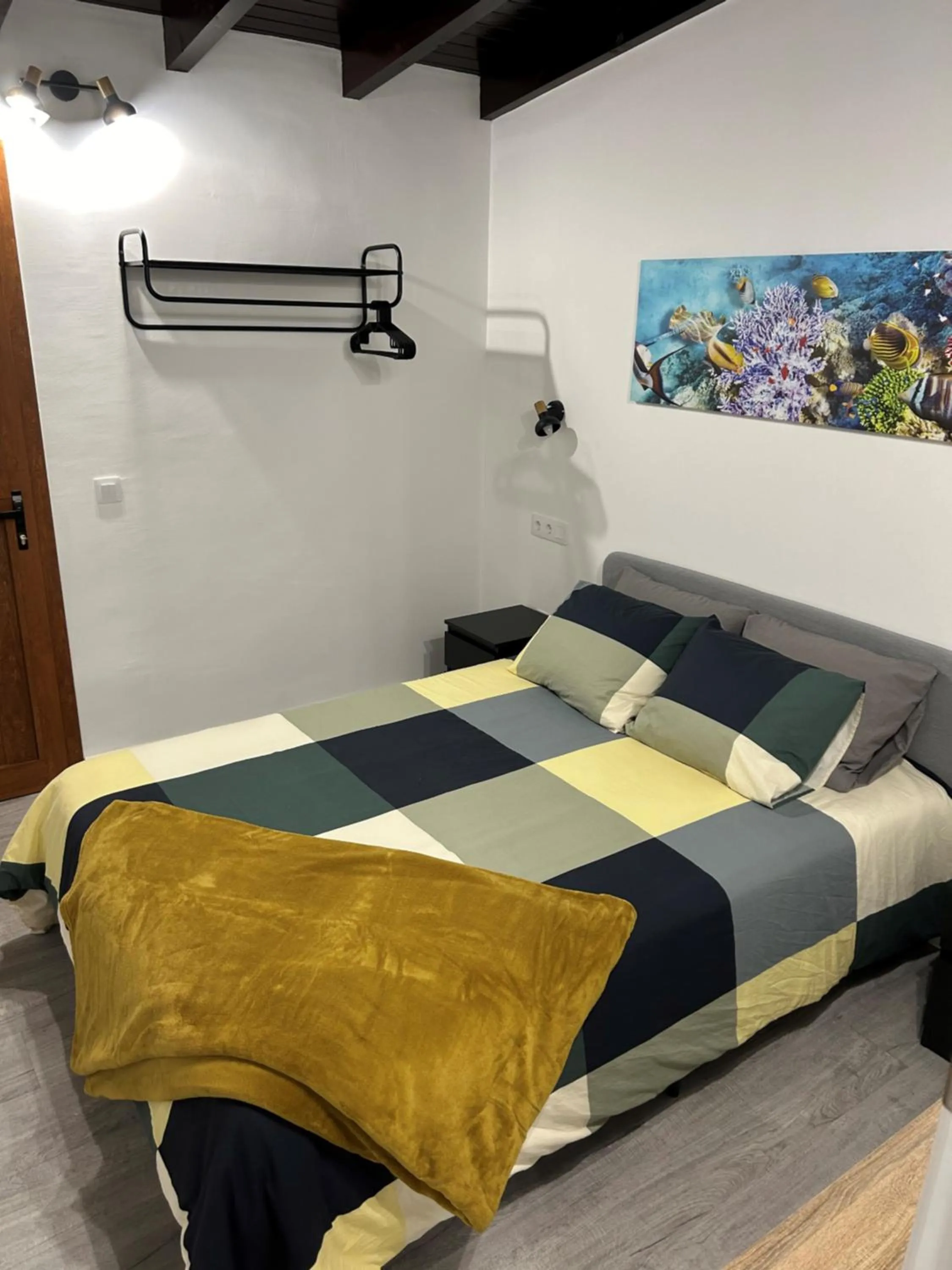 Bed in Hotel Rural Restaurante Mahoh