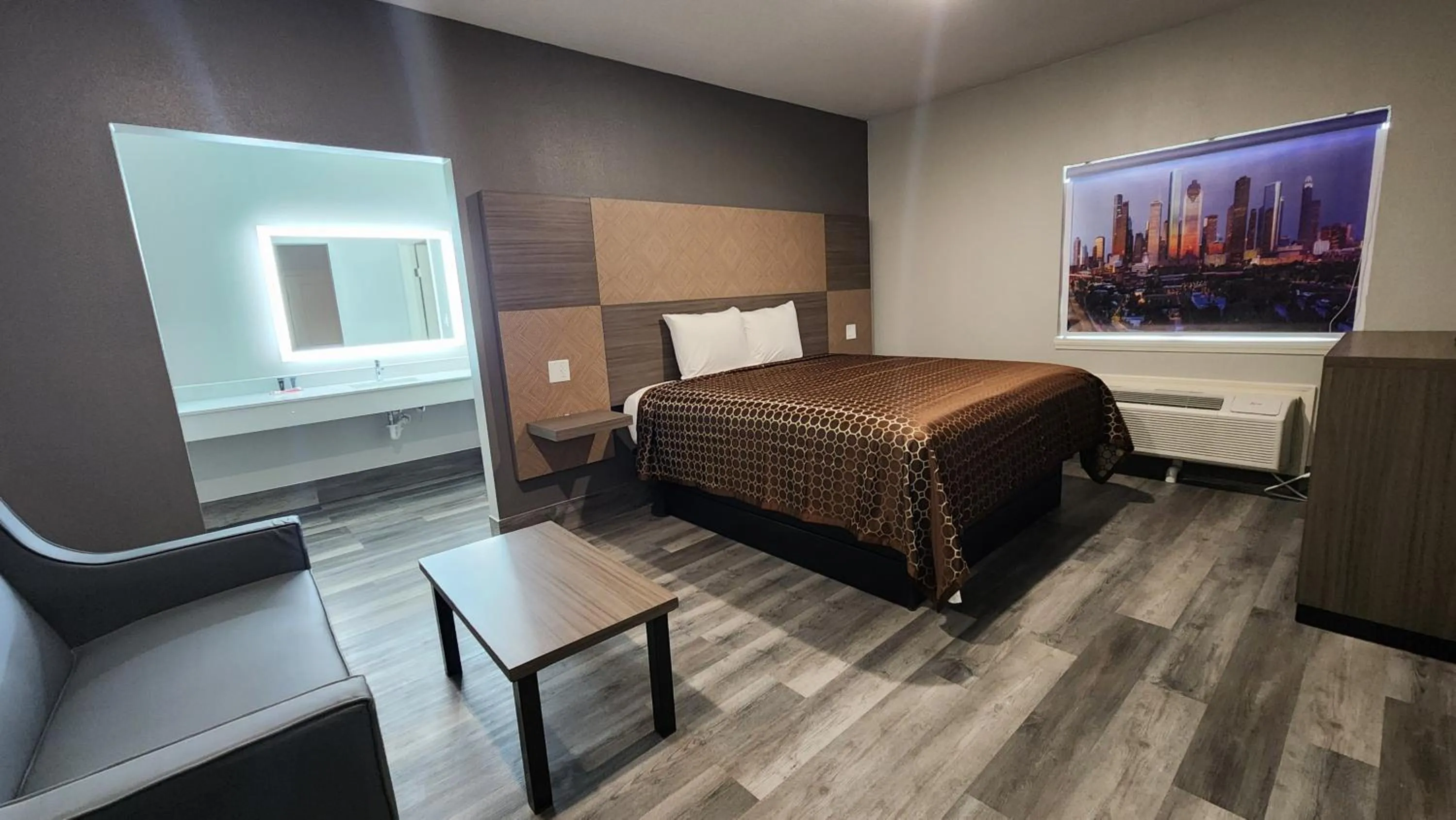 Seating area, Bed in Hotel Park Place