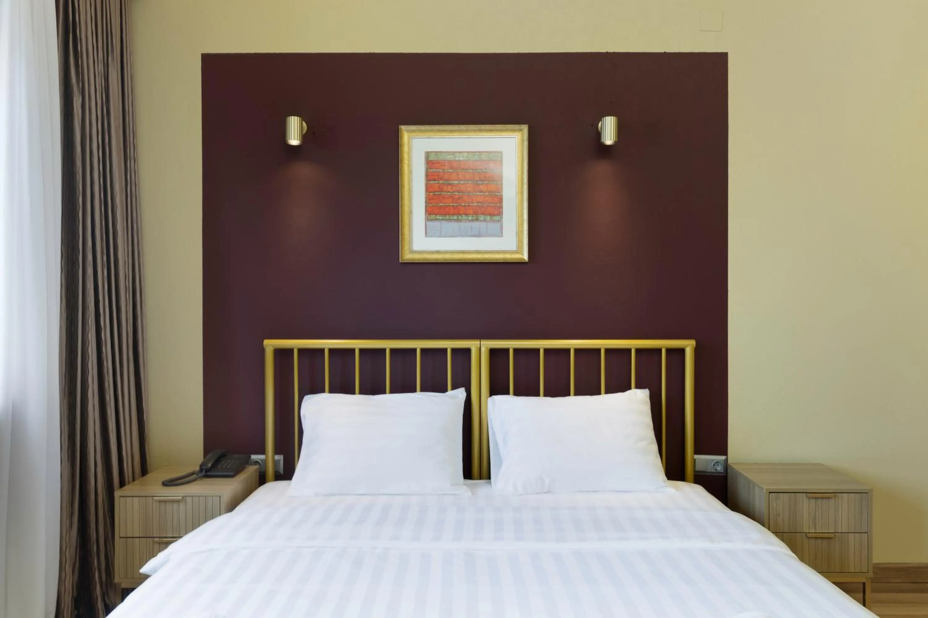 Bed in Acord Hotel & Balcony