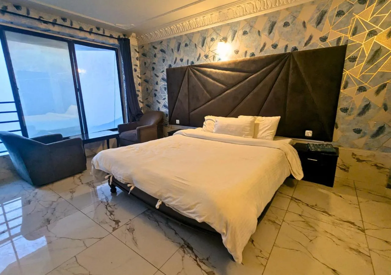 City view, Bed in Grand Heights Hotel