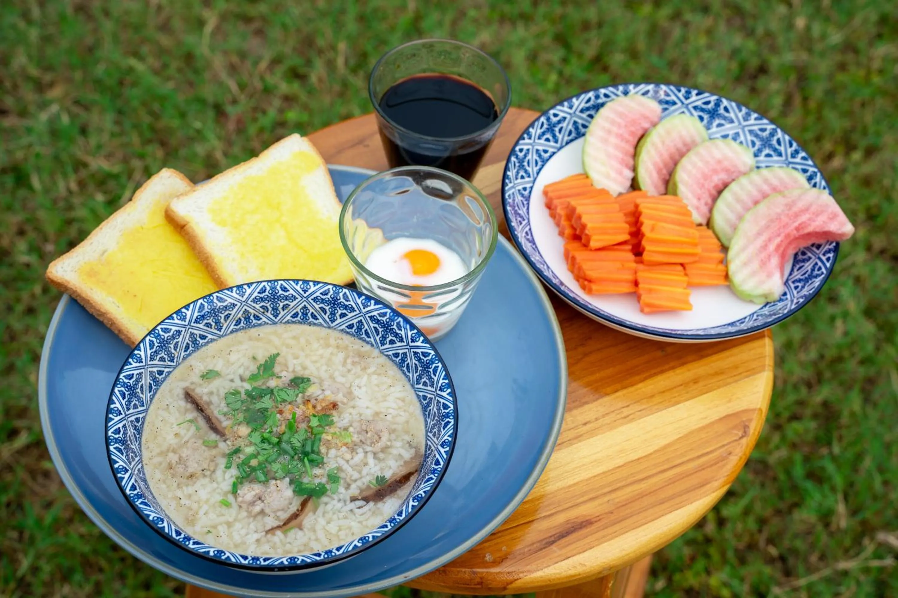 Continental breakfast in Narucha Farmstay