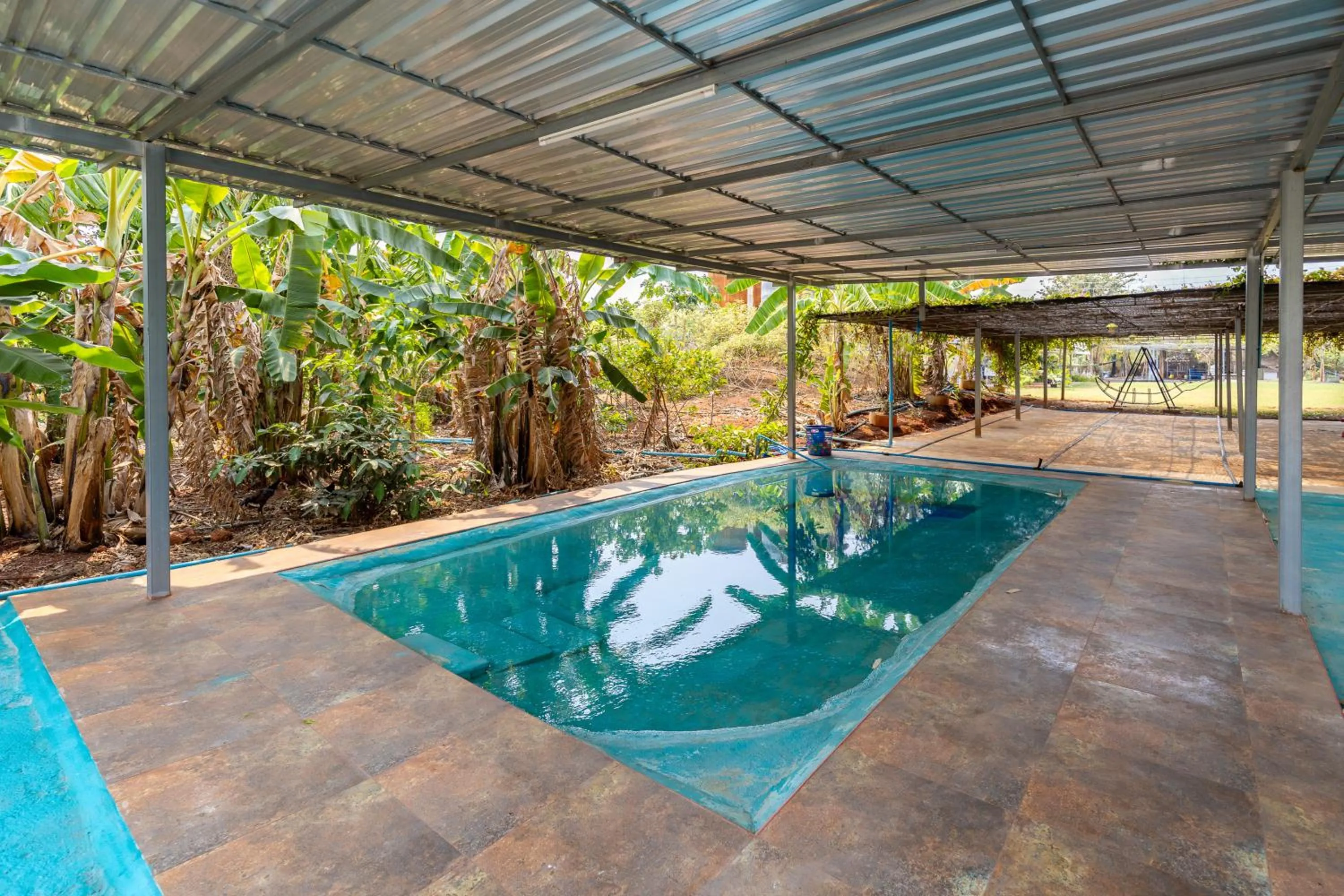 Pool view in Narucha Farmstay
