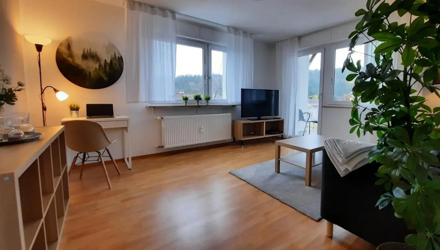 Living room in Gästewohnungen Enztal