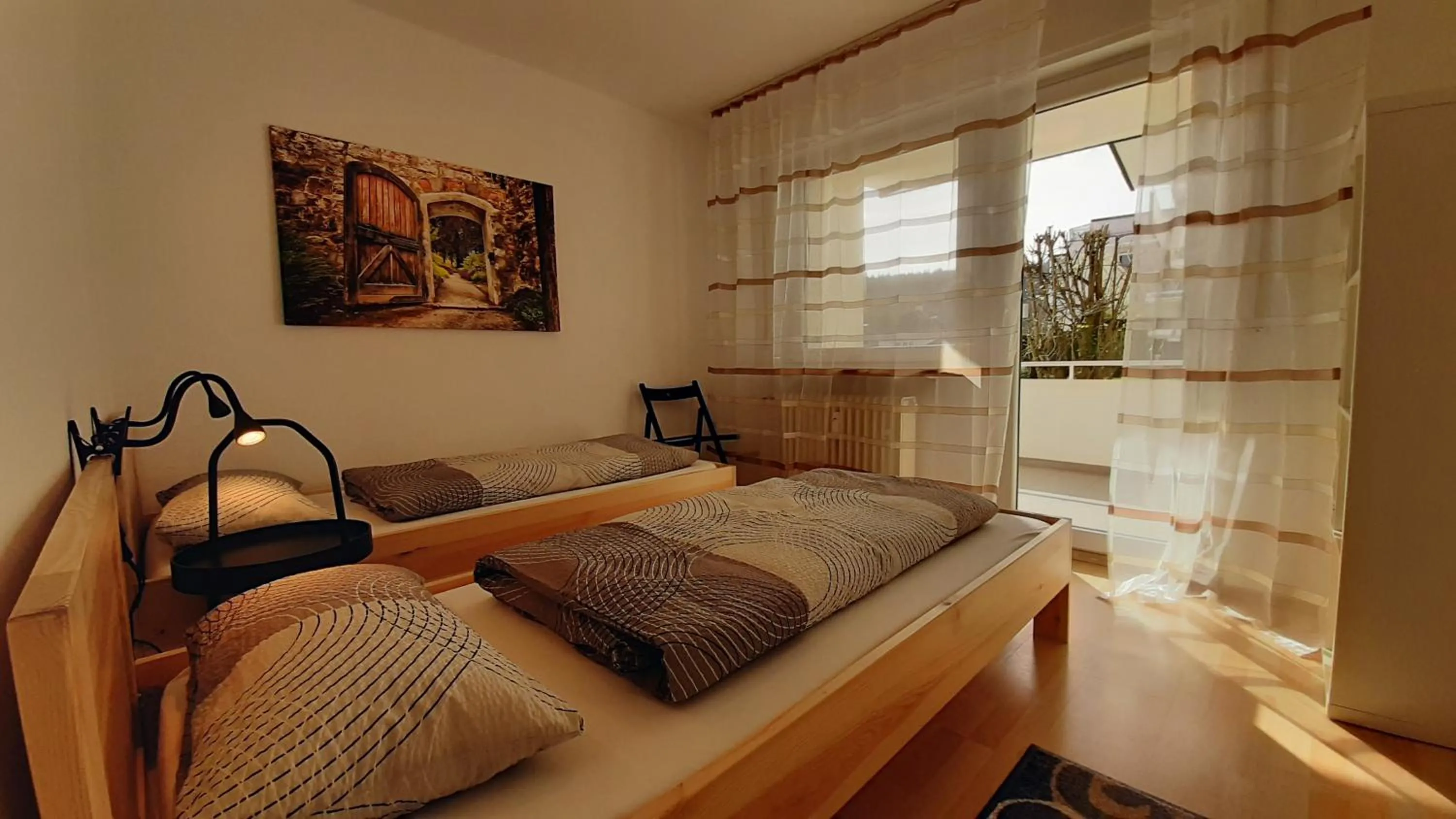Bed in Gästewohnungen Enztal