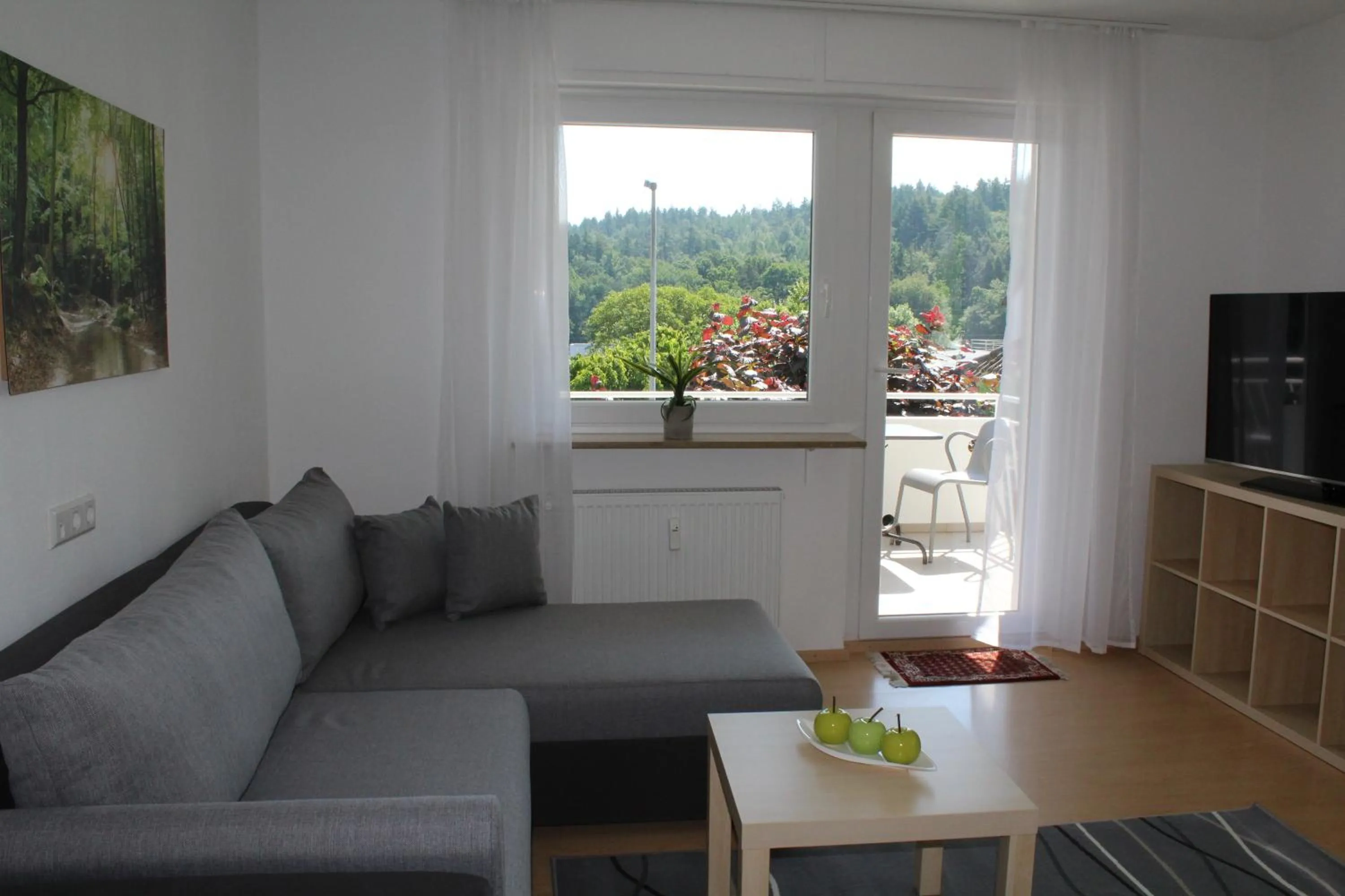 Living room in Gästewohnungen Enztal