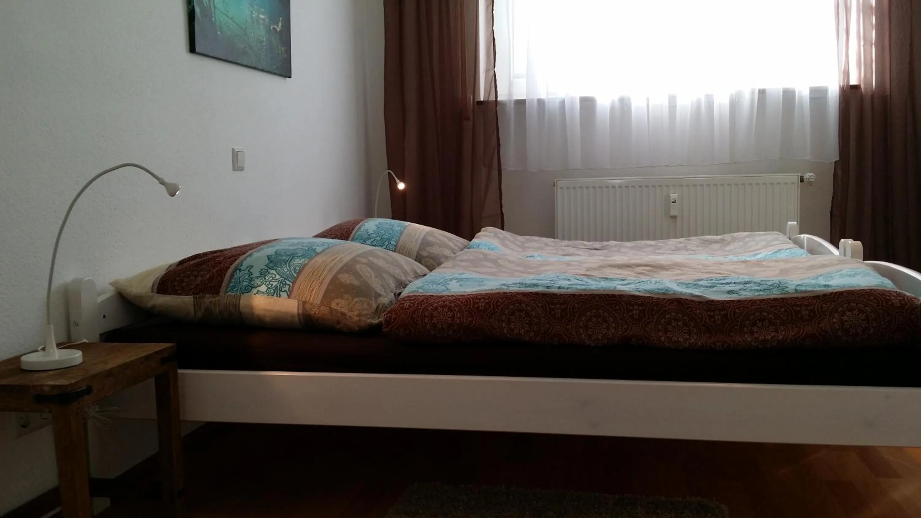 Bedroom, Bed in Gästewohnungen Enztal