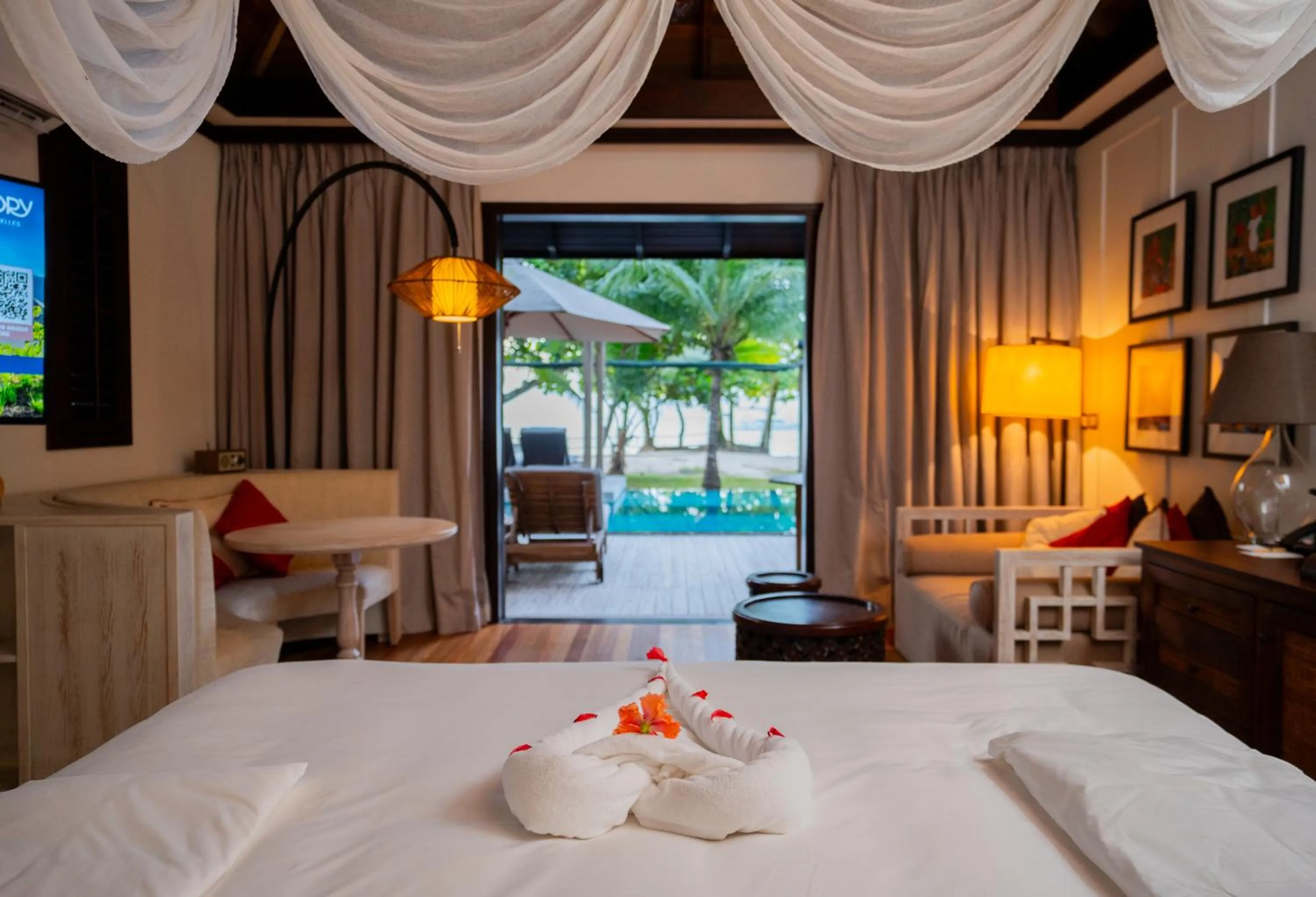 Bed in STORY Seychelles