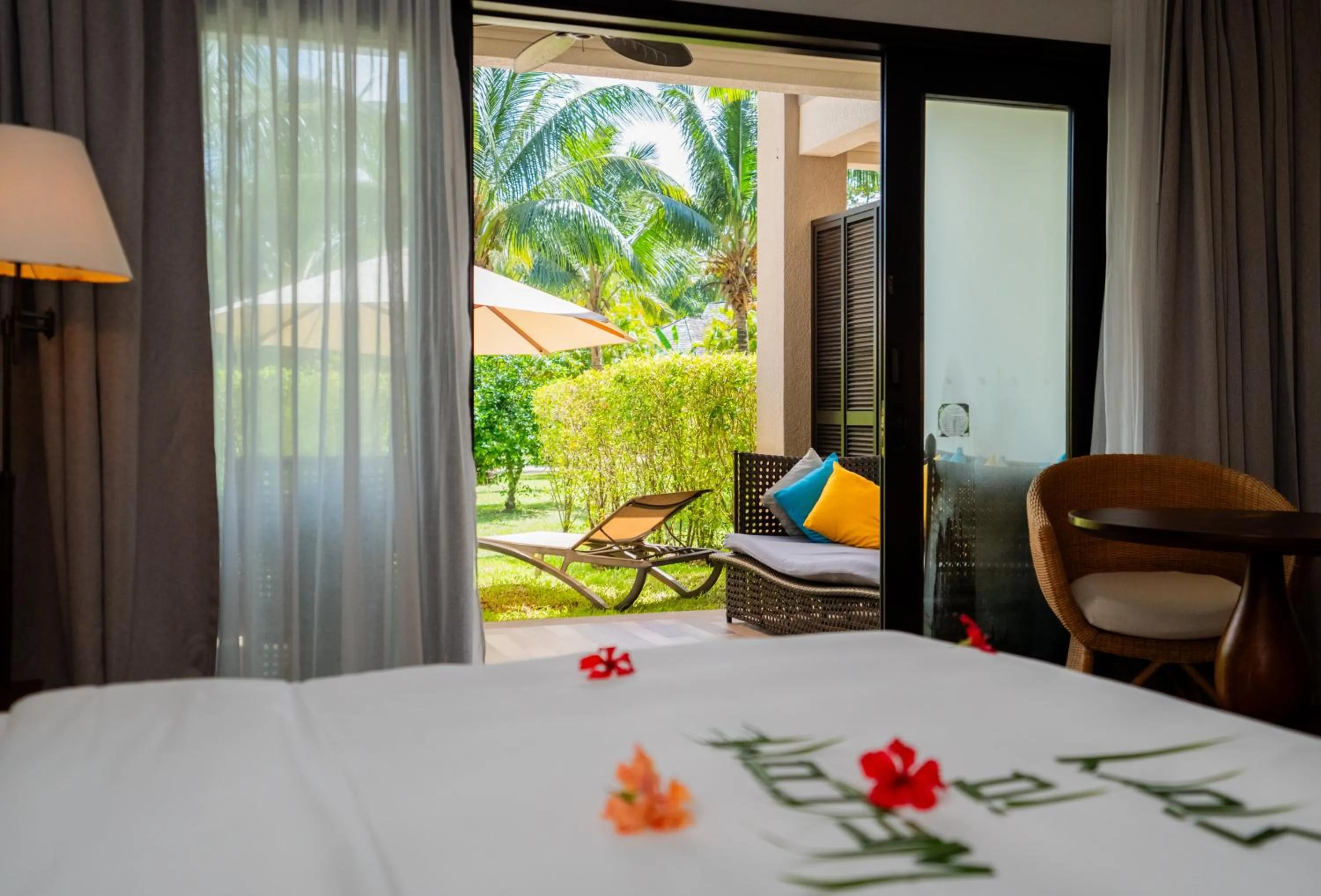 Balcony/Terrace, Bed in STORY Seychelles