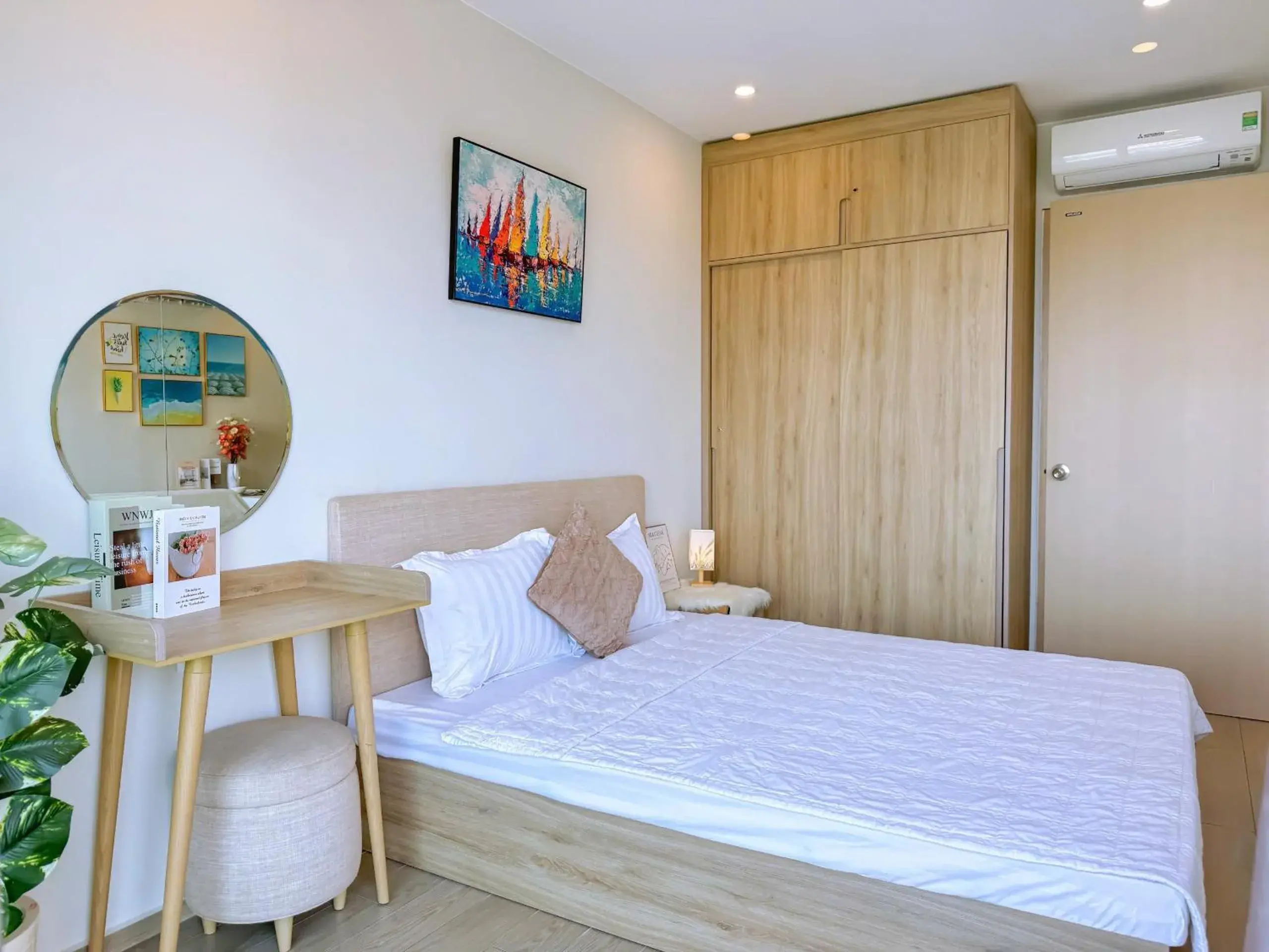 Bedroom, Bed in The Sóng Vũng Tàu Apartment Bedroom, Bed in The Sóng Vũng Tàu Apartment