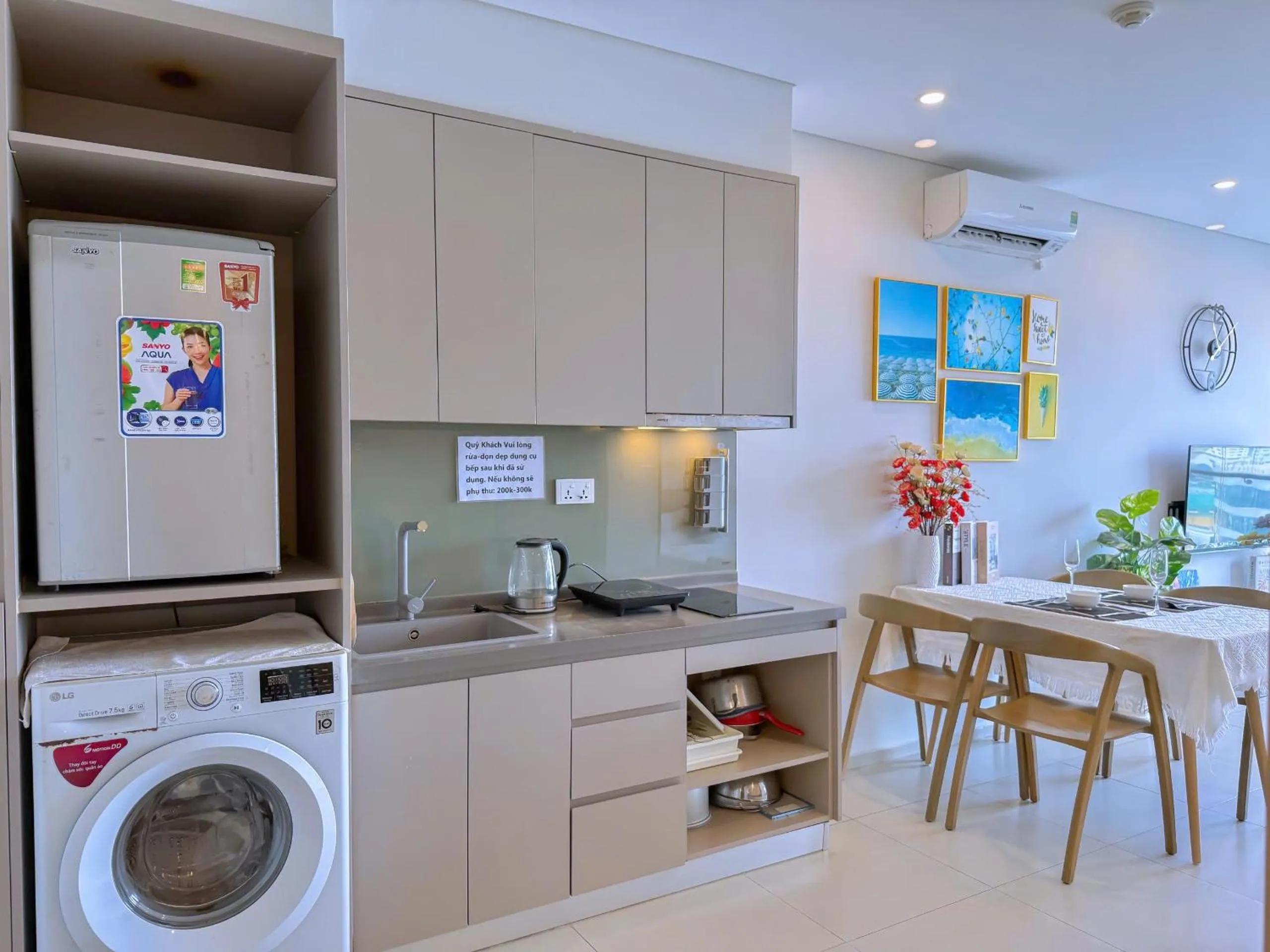 Dining area in The Song Vung Tau Apartment