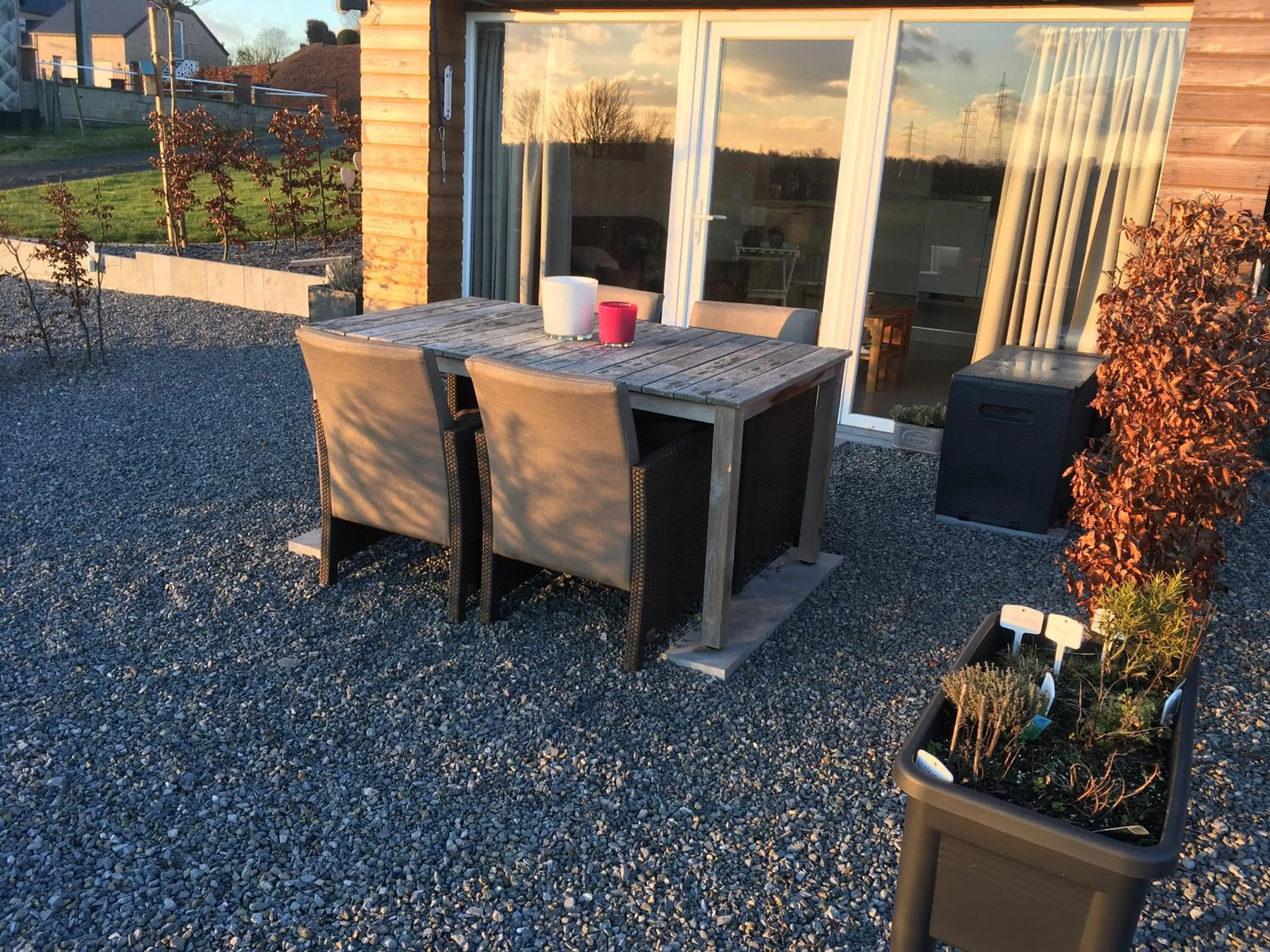 Balcony/Terrace in Country house Au Ballet des Hirondelles