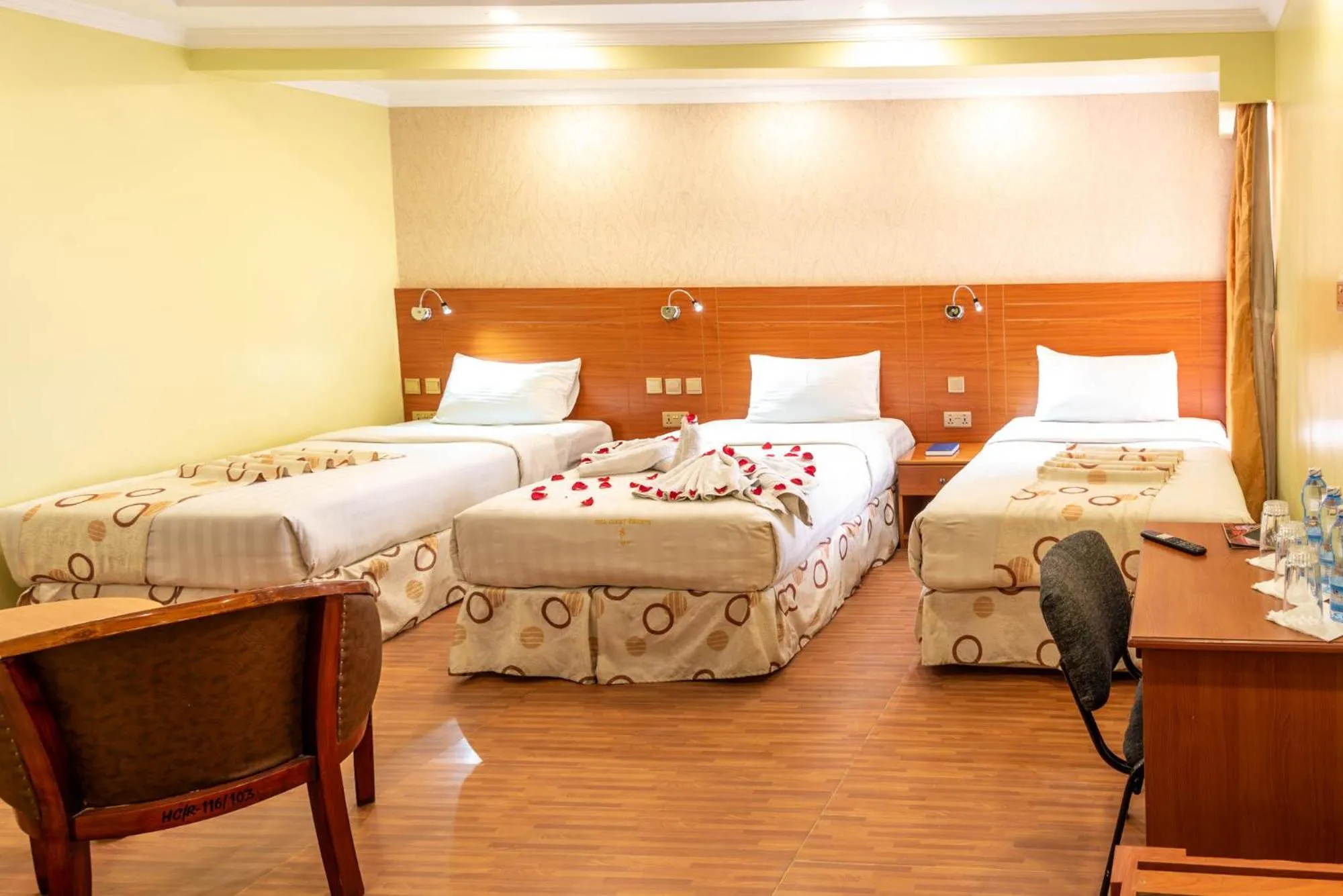 Bed in Hillcourt Resort and Spa