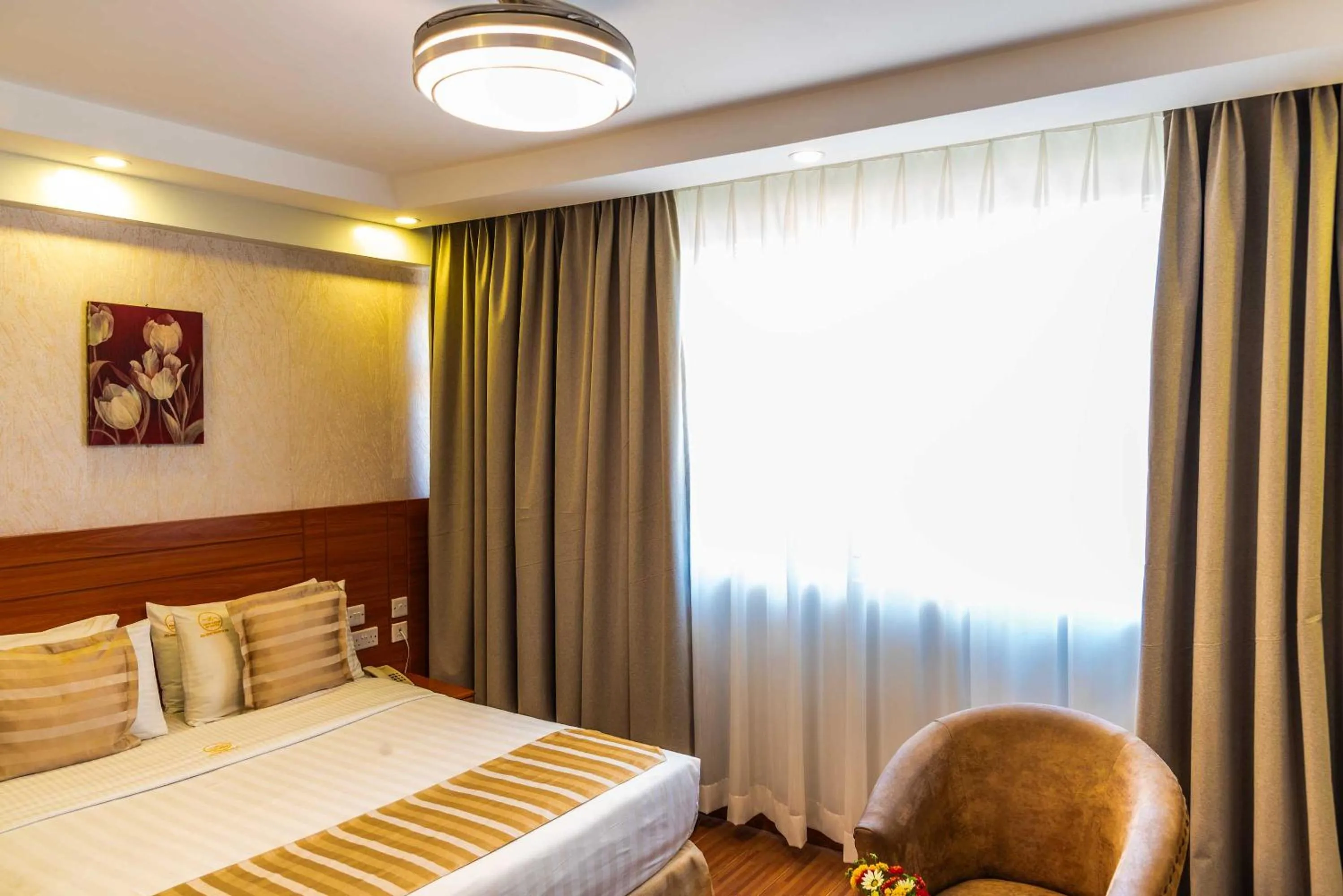 Bed in Hillcourt Resort and Spa