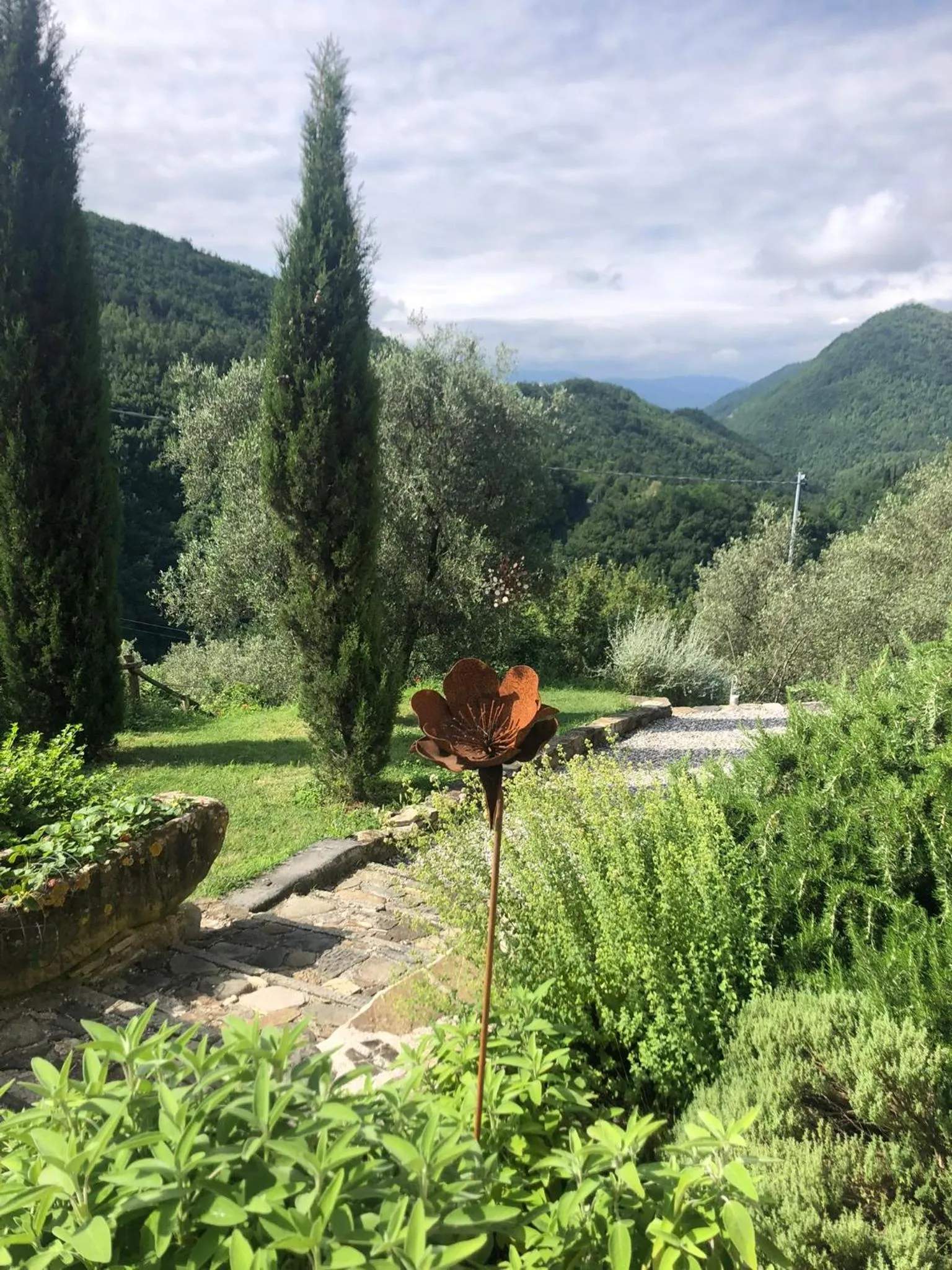 Inner courtyard view in Encanto Di Arlia