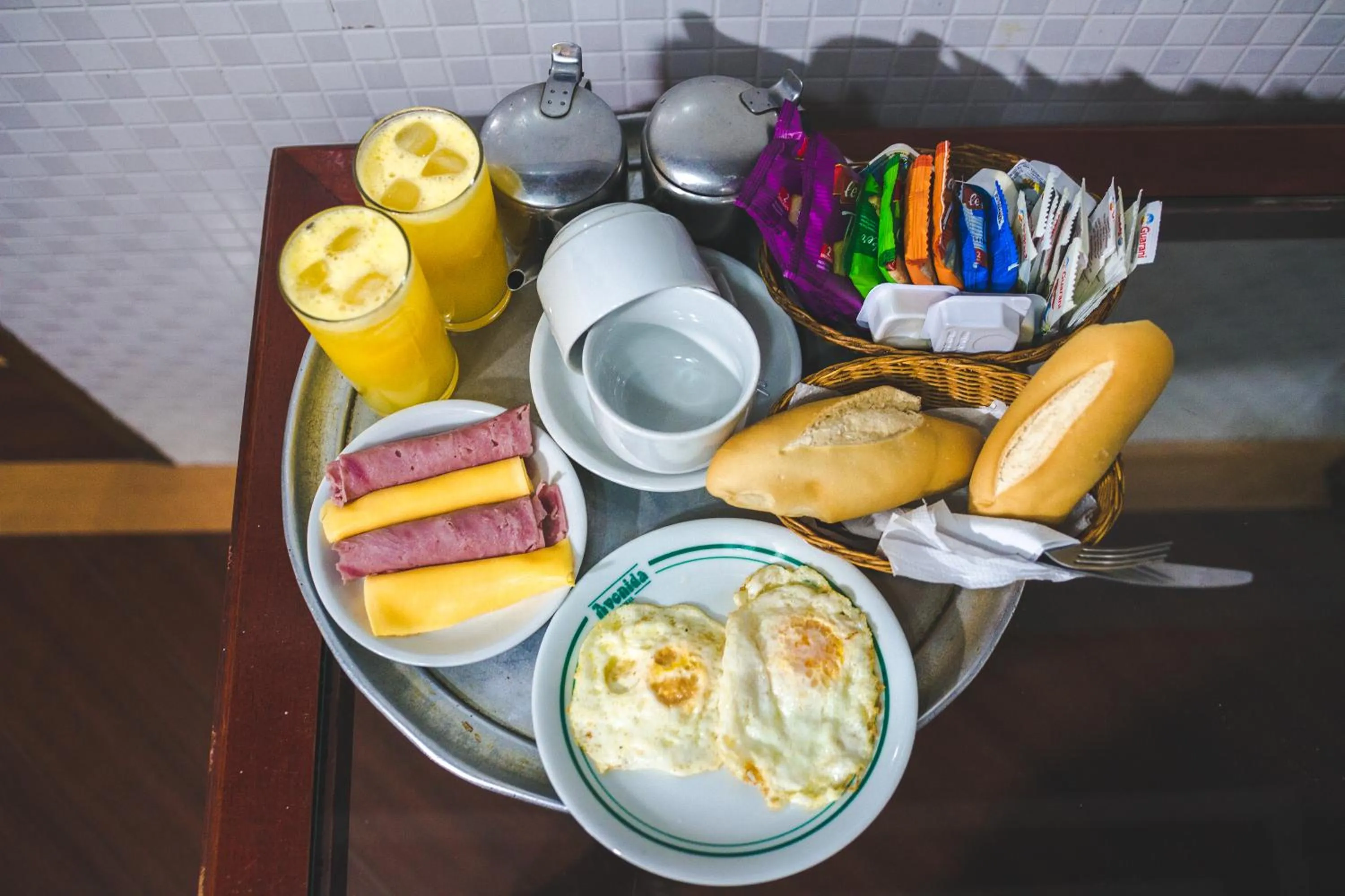 Food and drinks in Hotel Avenida