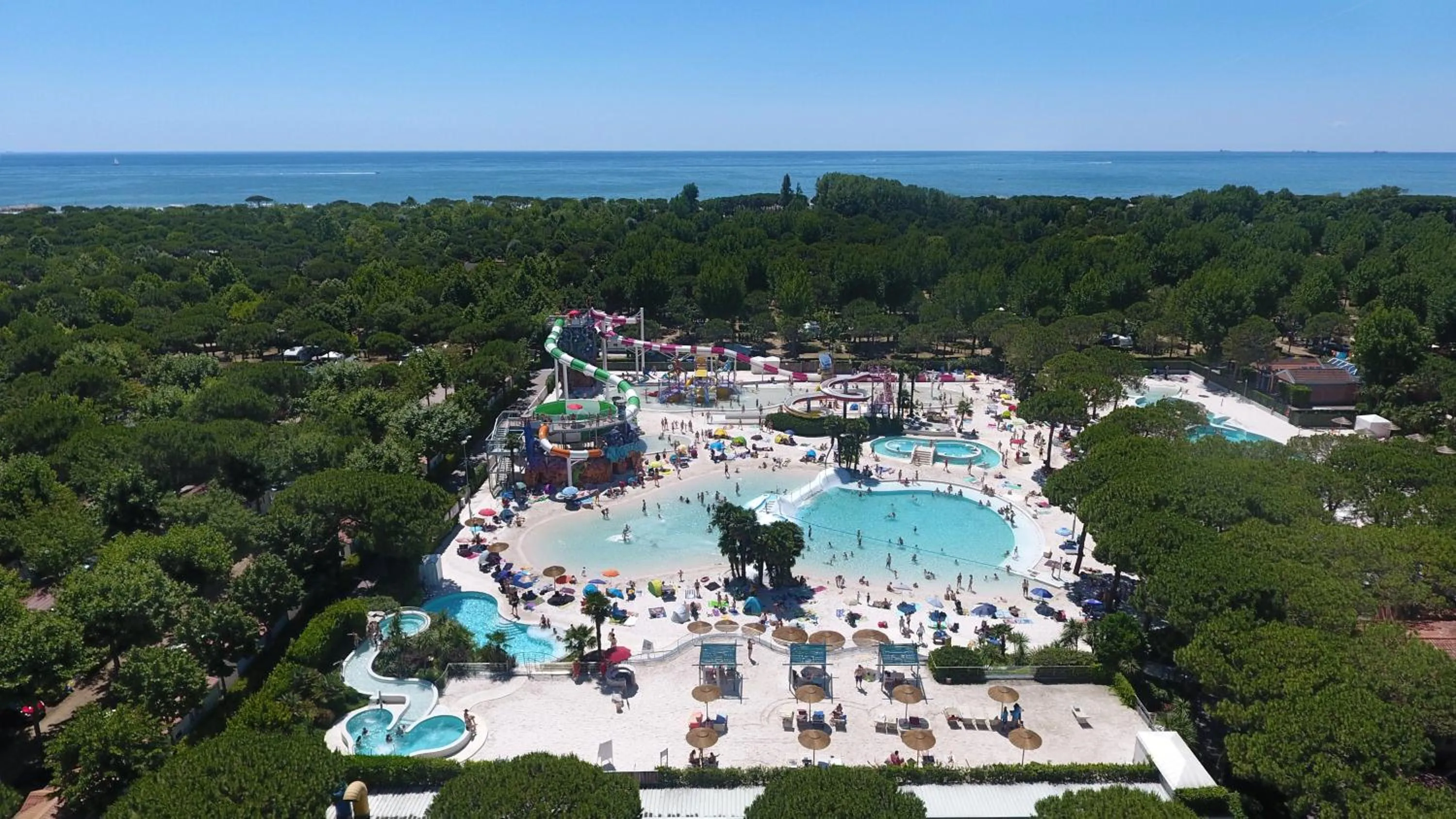 Bird's eye view in Camping Union Lido