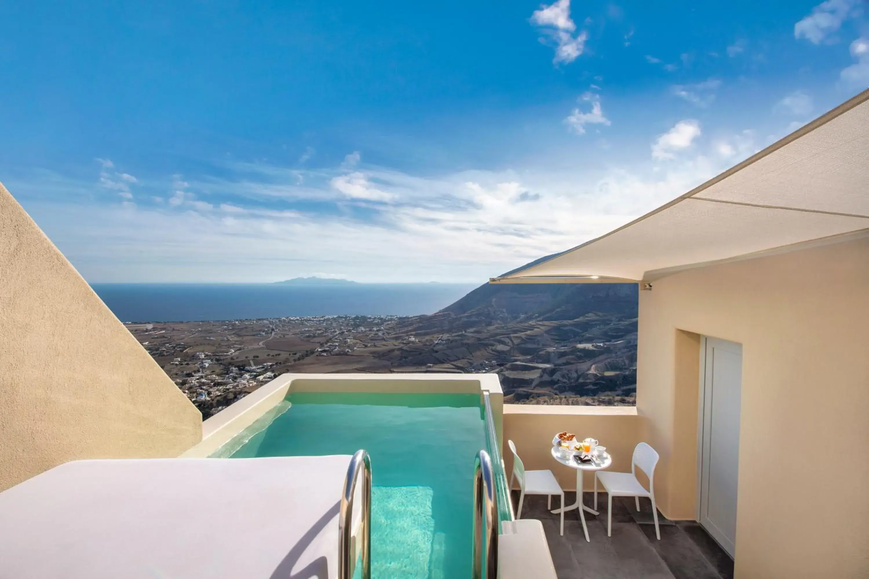 Private Aegean Suite with Outdoor Heated Plunge Pool in Skyfall Suites - Adults Only Private Aegean Suite with Outdoor Heated Plunge Pool in Skyfall Suites - Adults Only